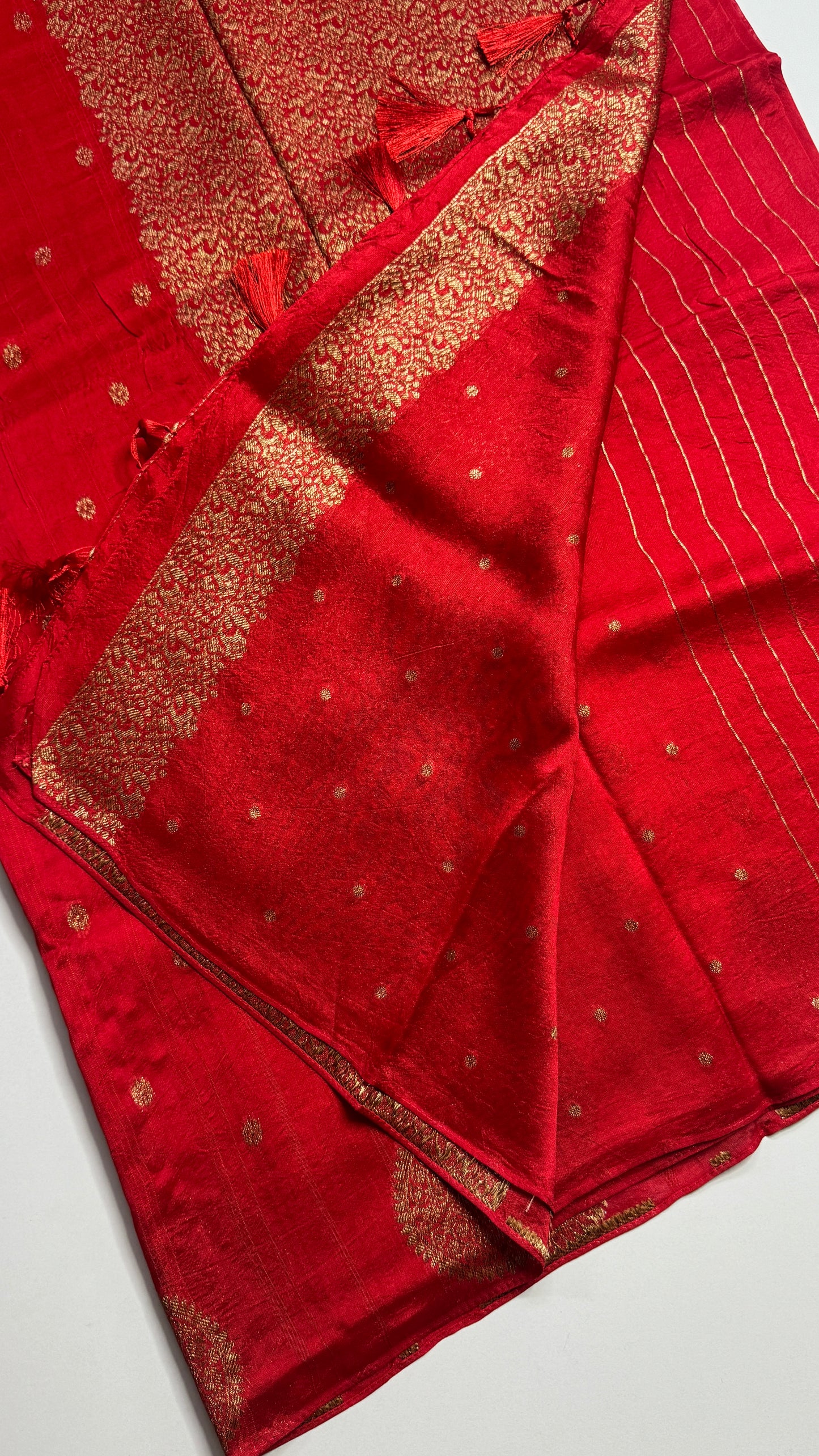 Tussar Georgette Saree with Motifs Border