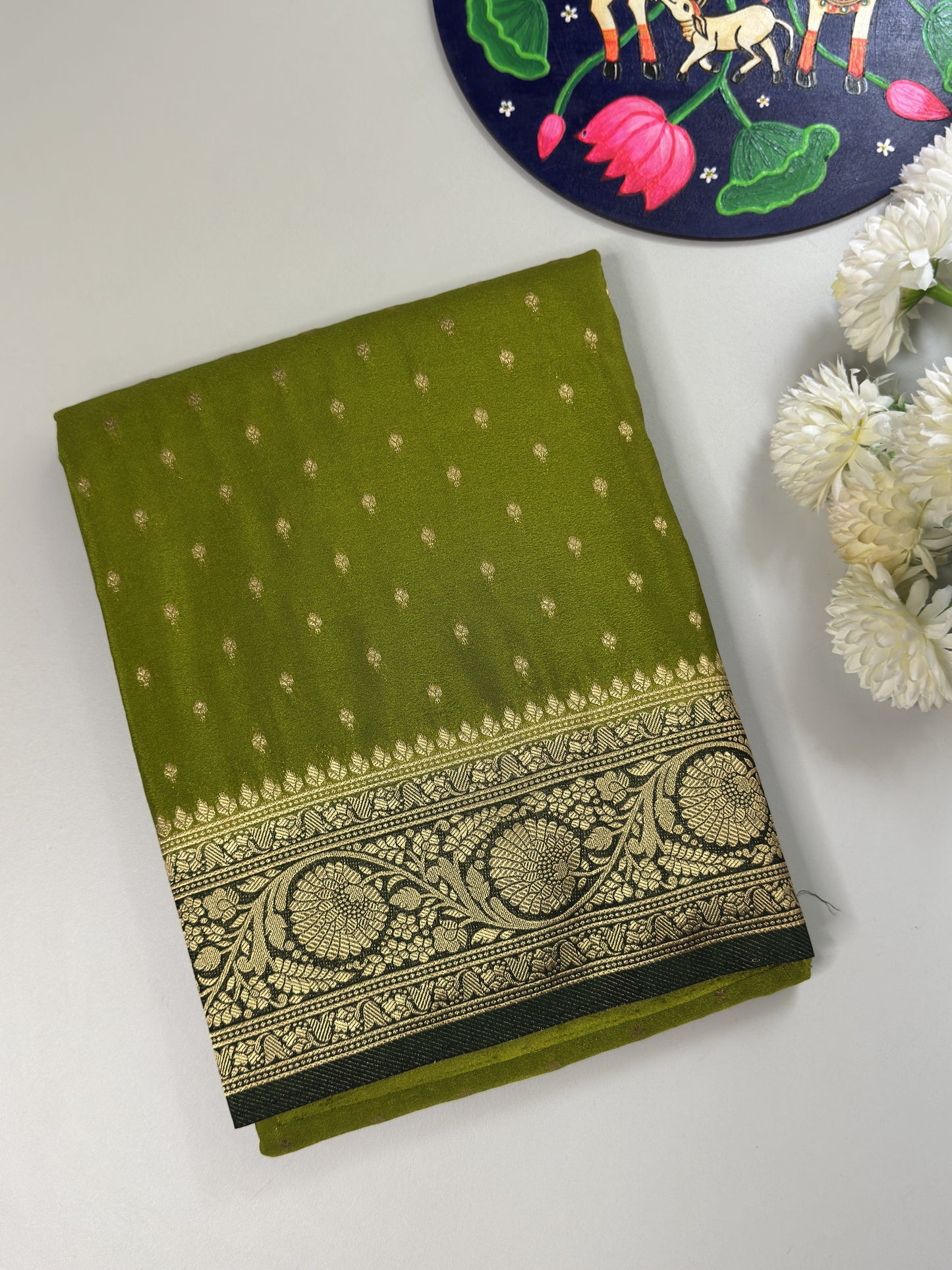 Semi Georgette Saree