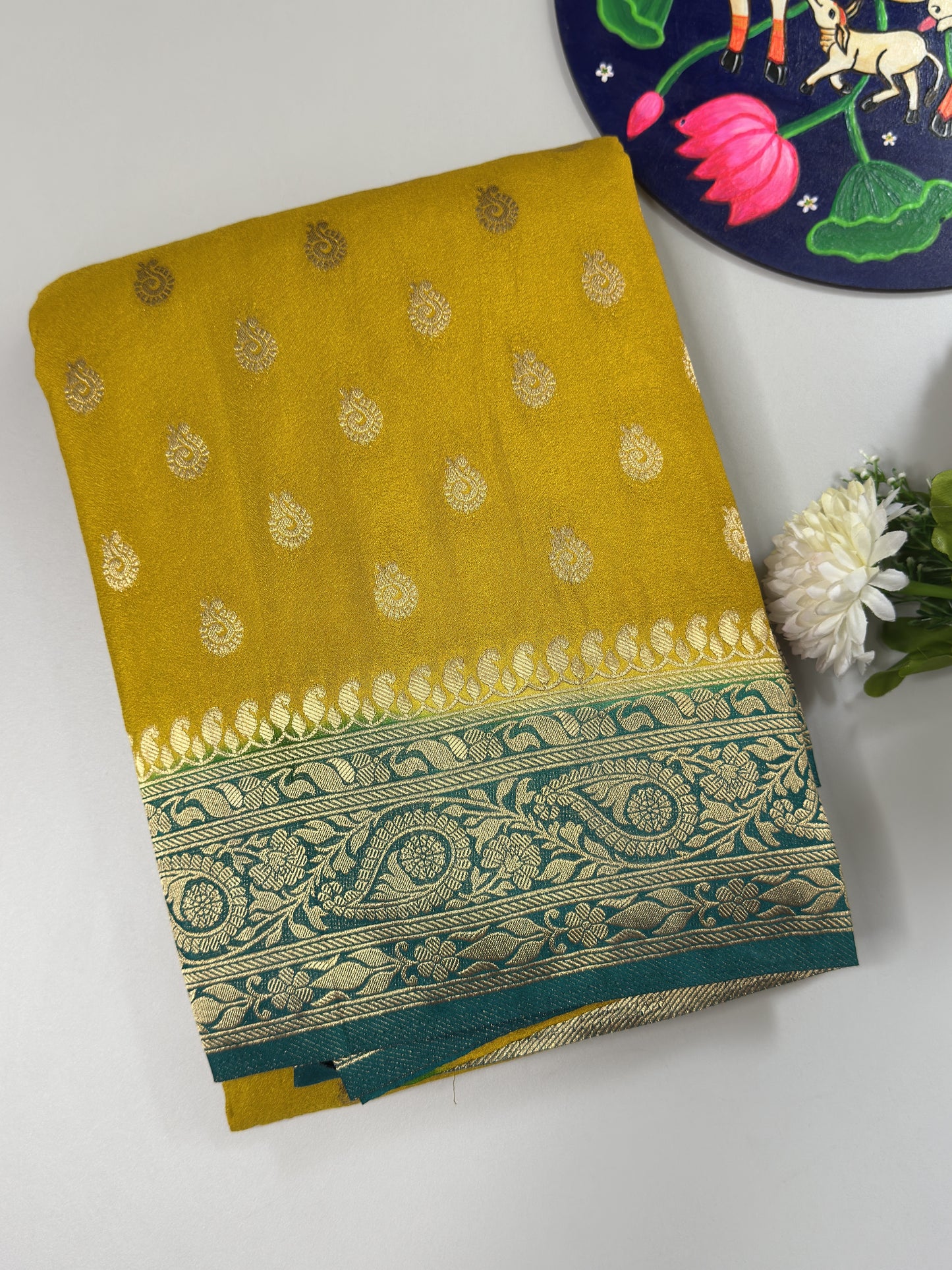 Semi Georgette Saree
