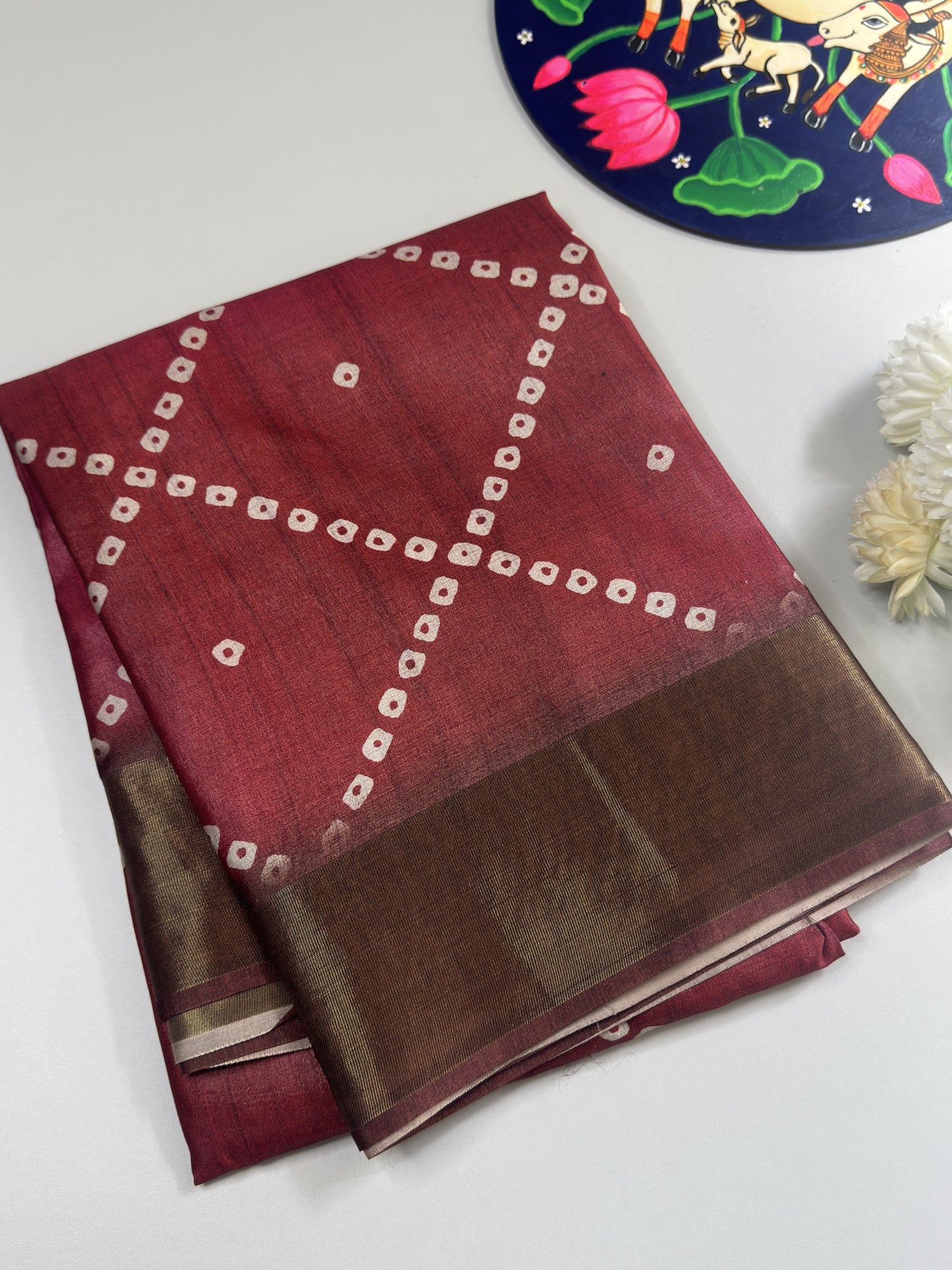 Semi Tussar Saree