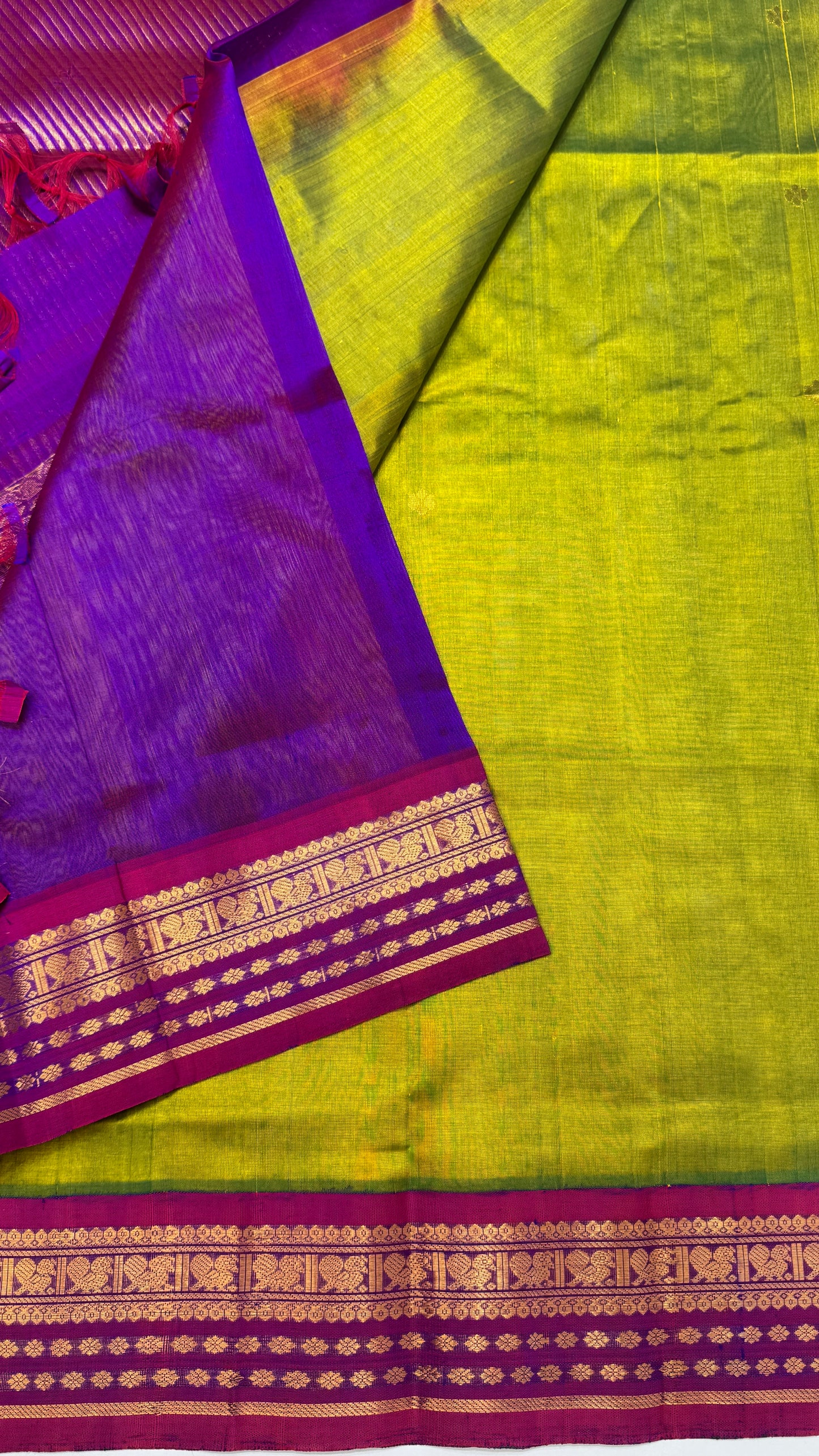 Buttas Pure Silk Cotton Saree