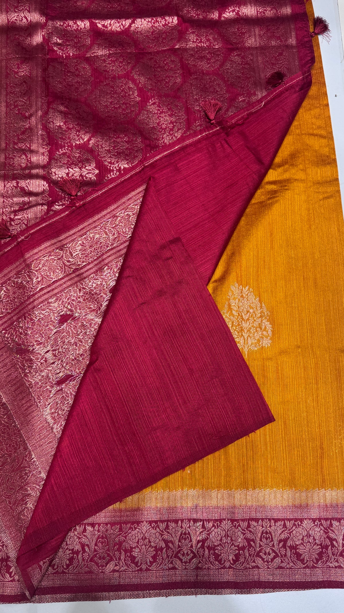 Semi Raw Silk Saree