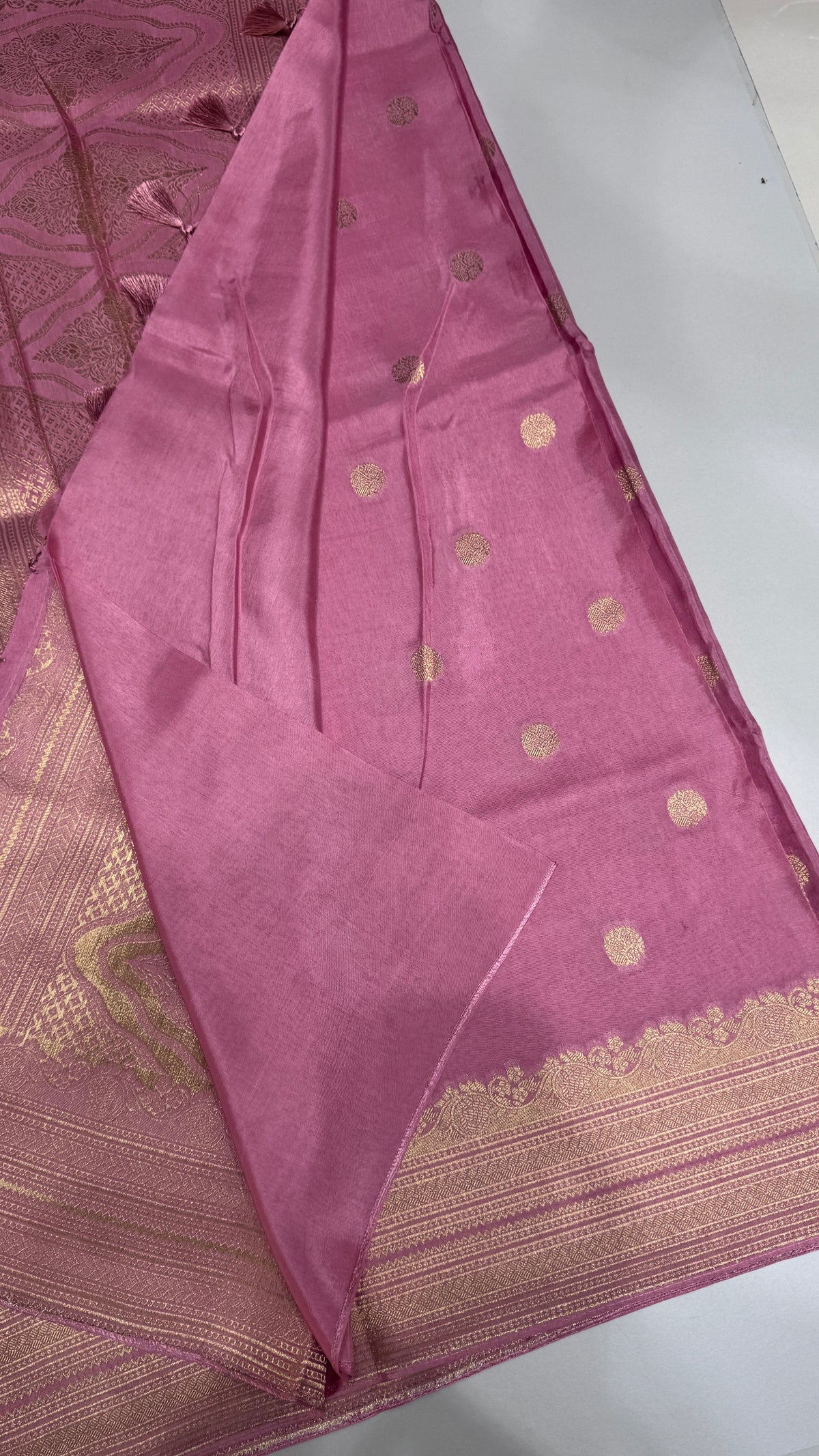 Tussar Georgette Saree with Border