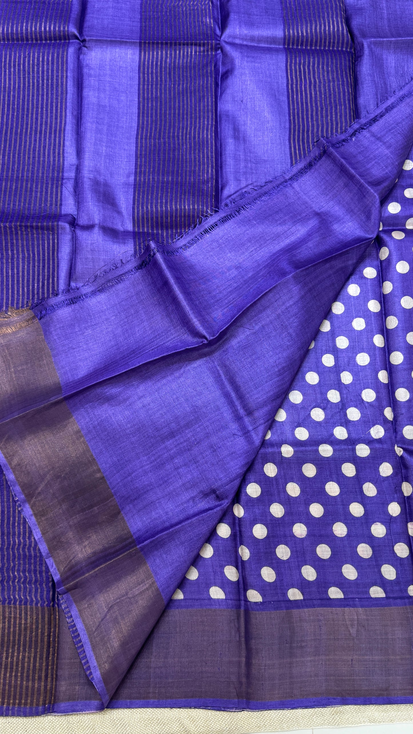 Handloom Pure Tussar Silk Saree