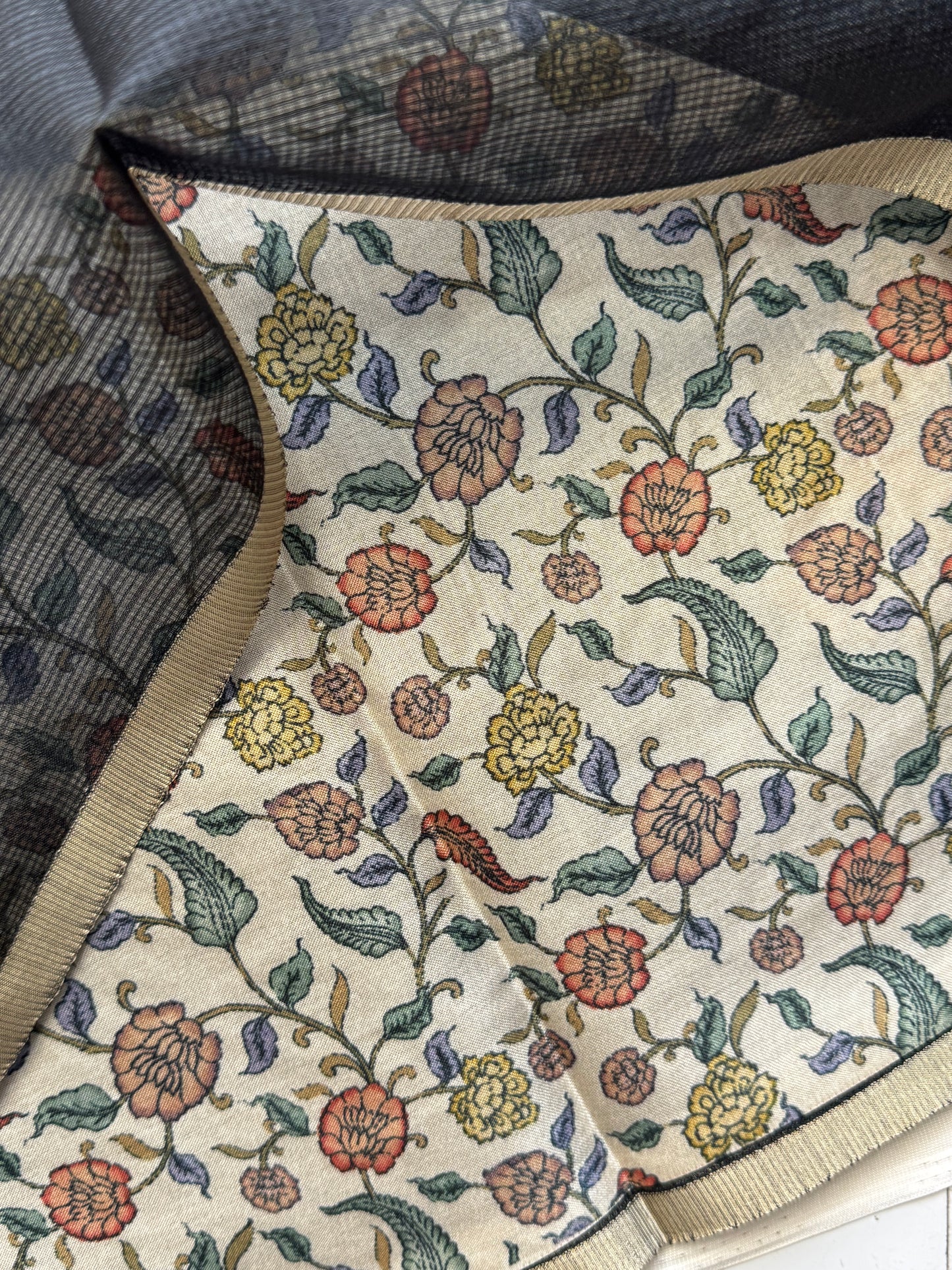 Applique Work Saree