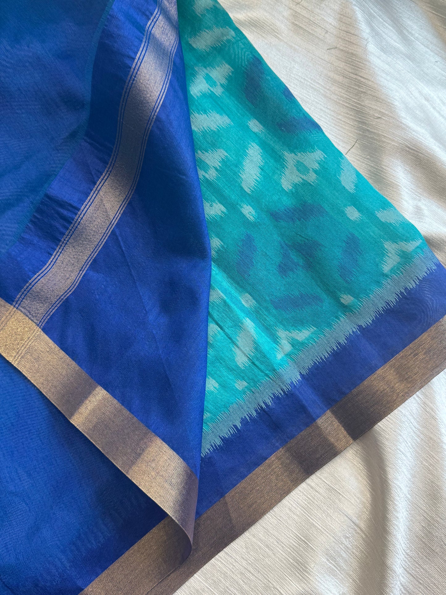 Semi Raw Silk Saree
