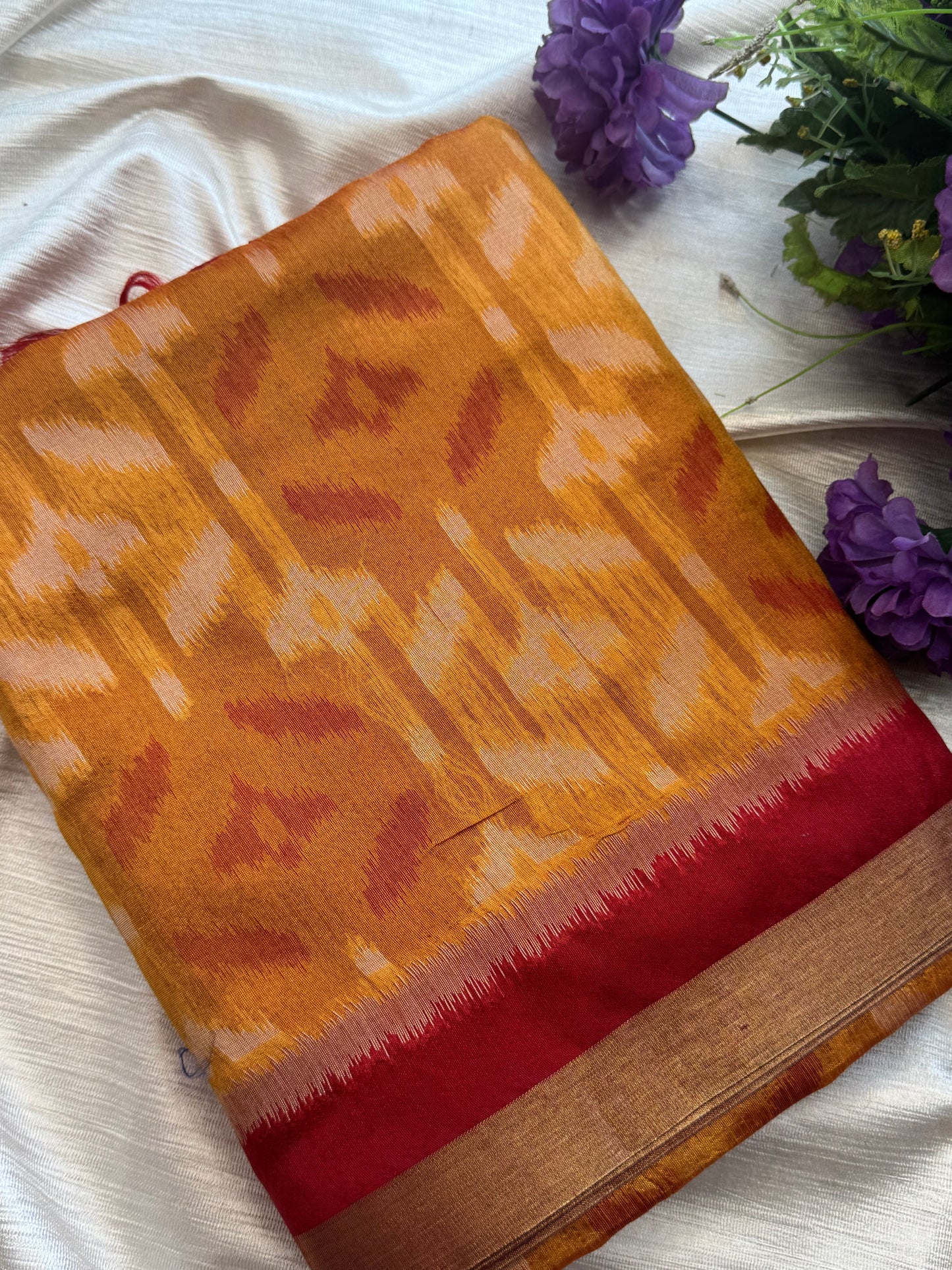 Semi Raw Silk Saree
