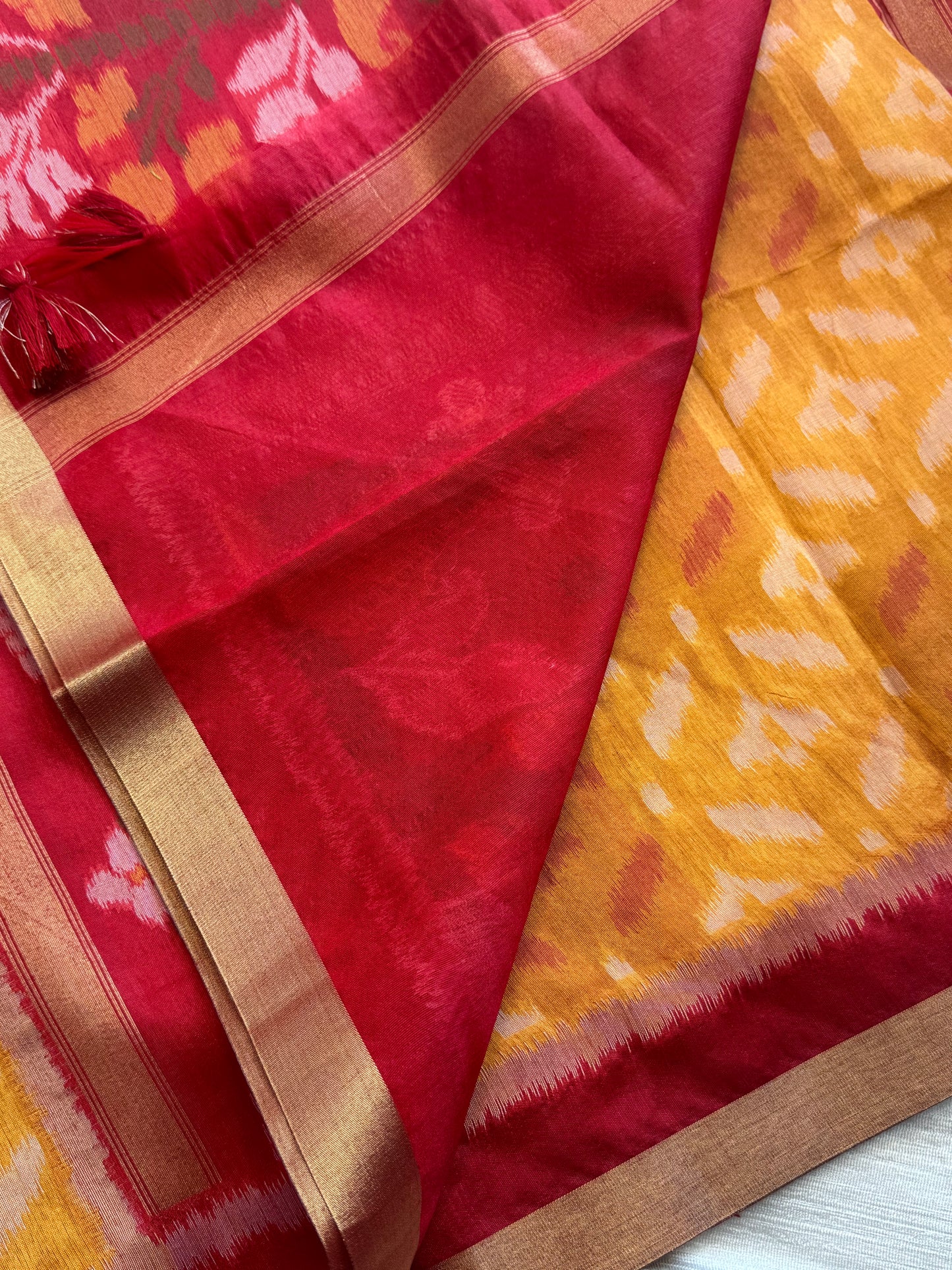 Semi Raw Silk Saree