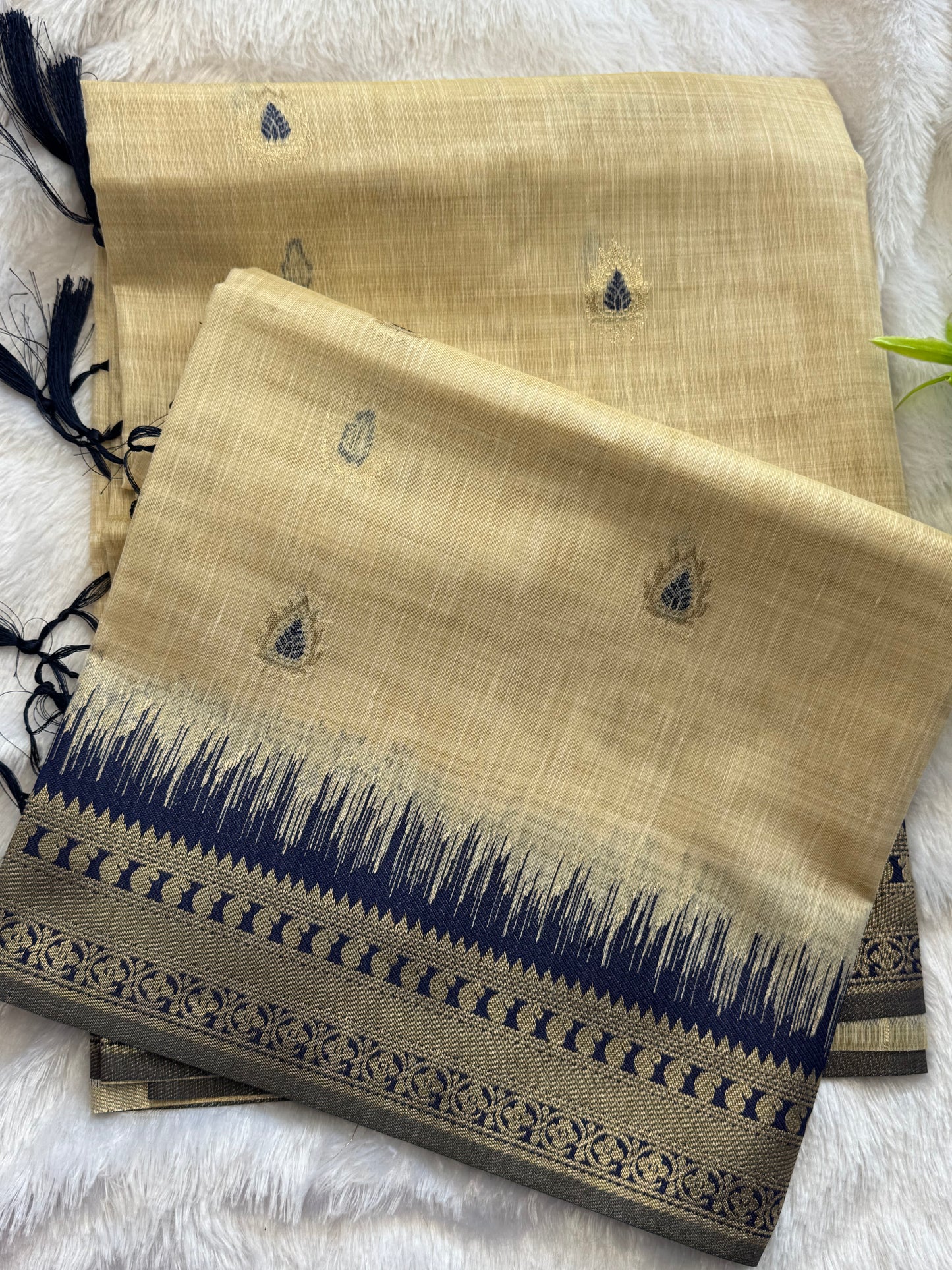 Semi Chanderi Silk Saree