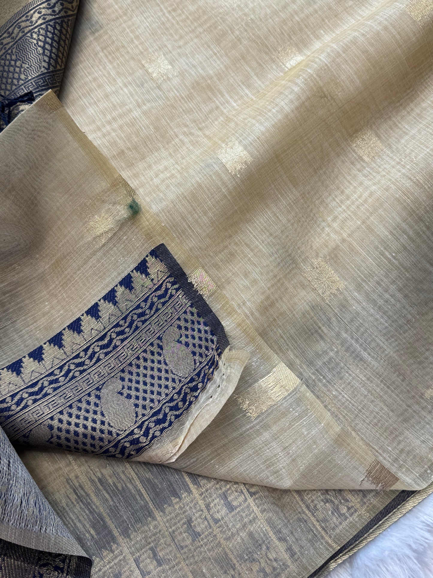 Semi Chanderi Silk Saree