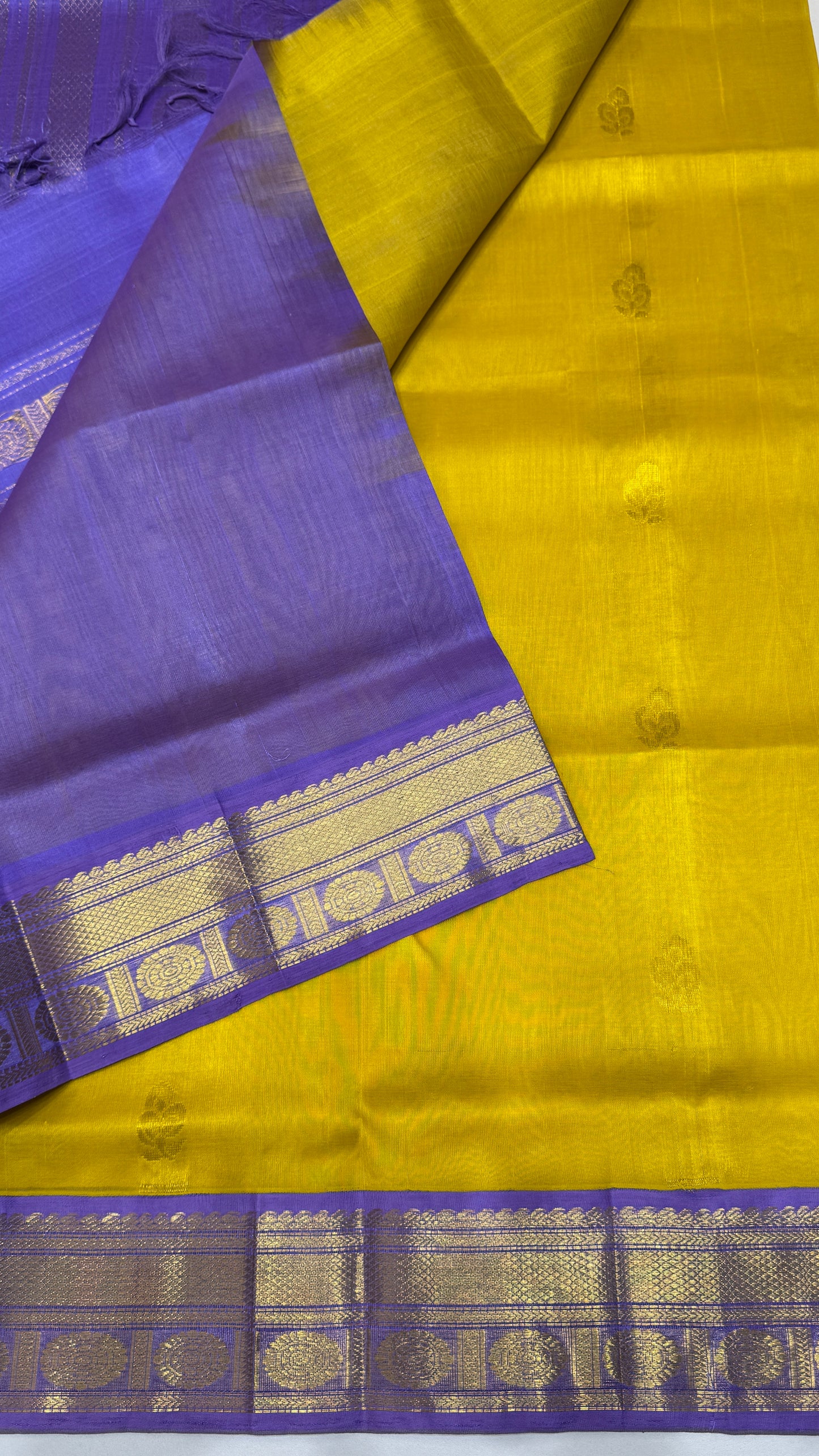 Buttas Pure Silk Cotton Saree