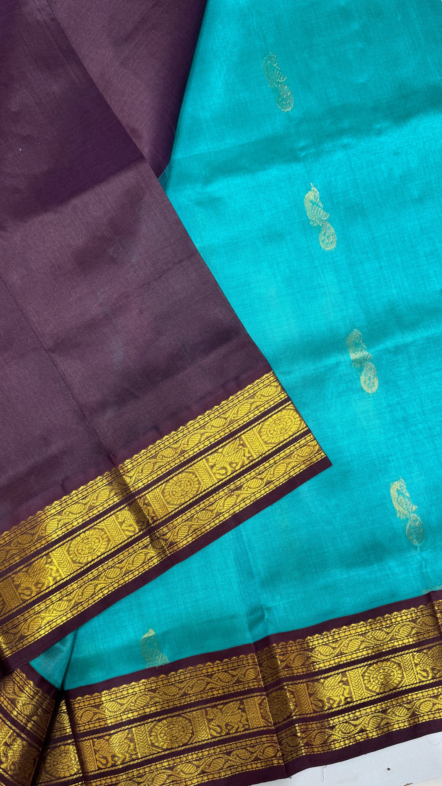 Buttas Pure Silk Cotton Saree