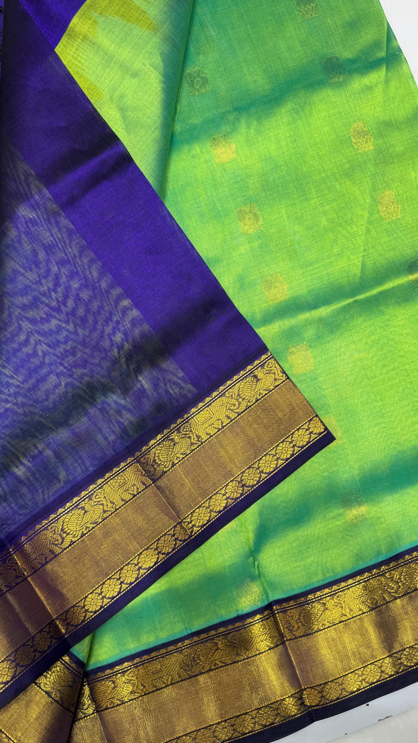 Buttas Pure Silk Cotton Saree