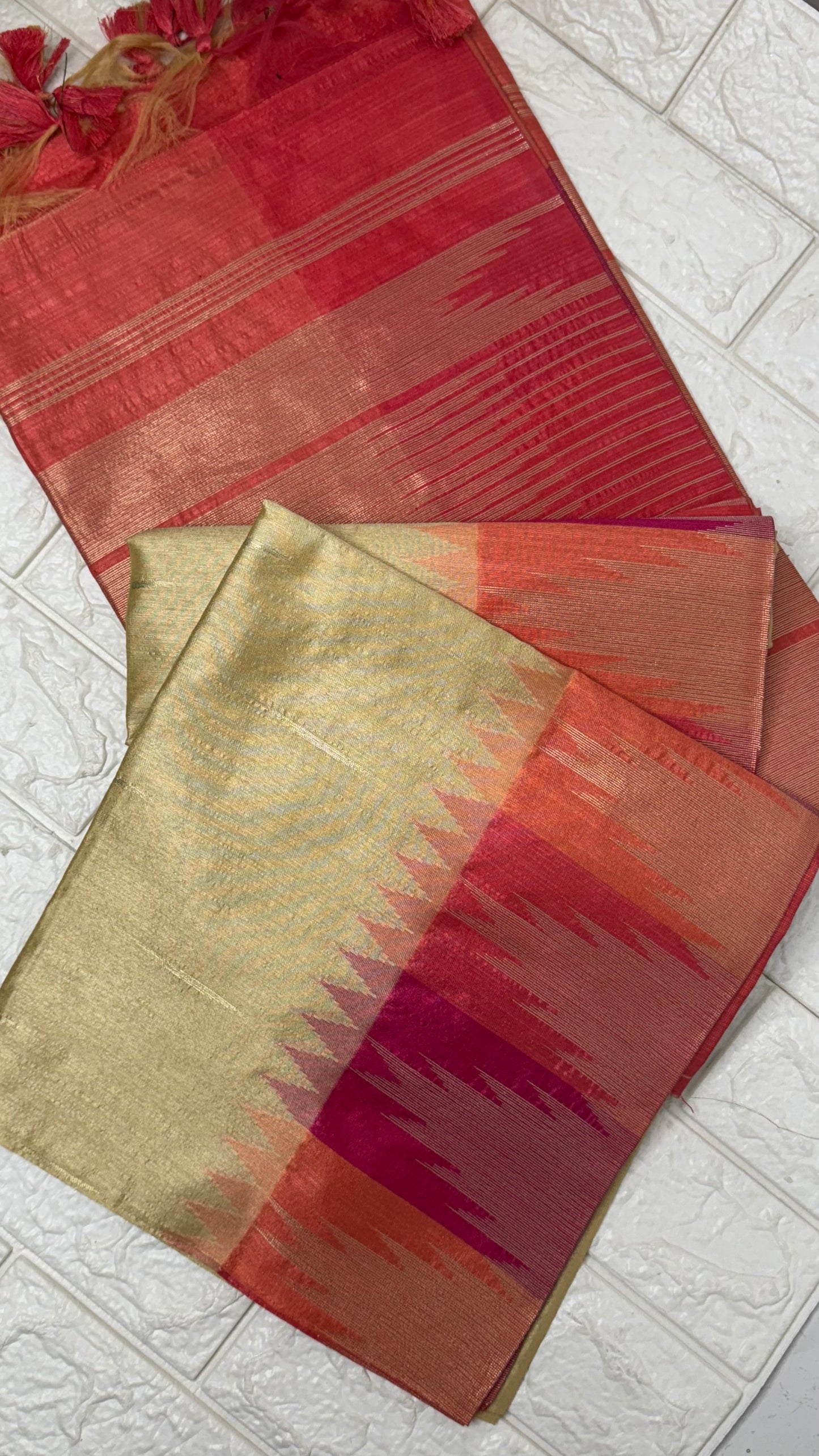 Semi Raw Silk Saree