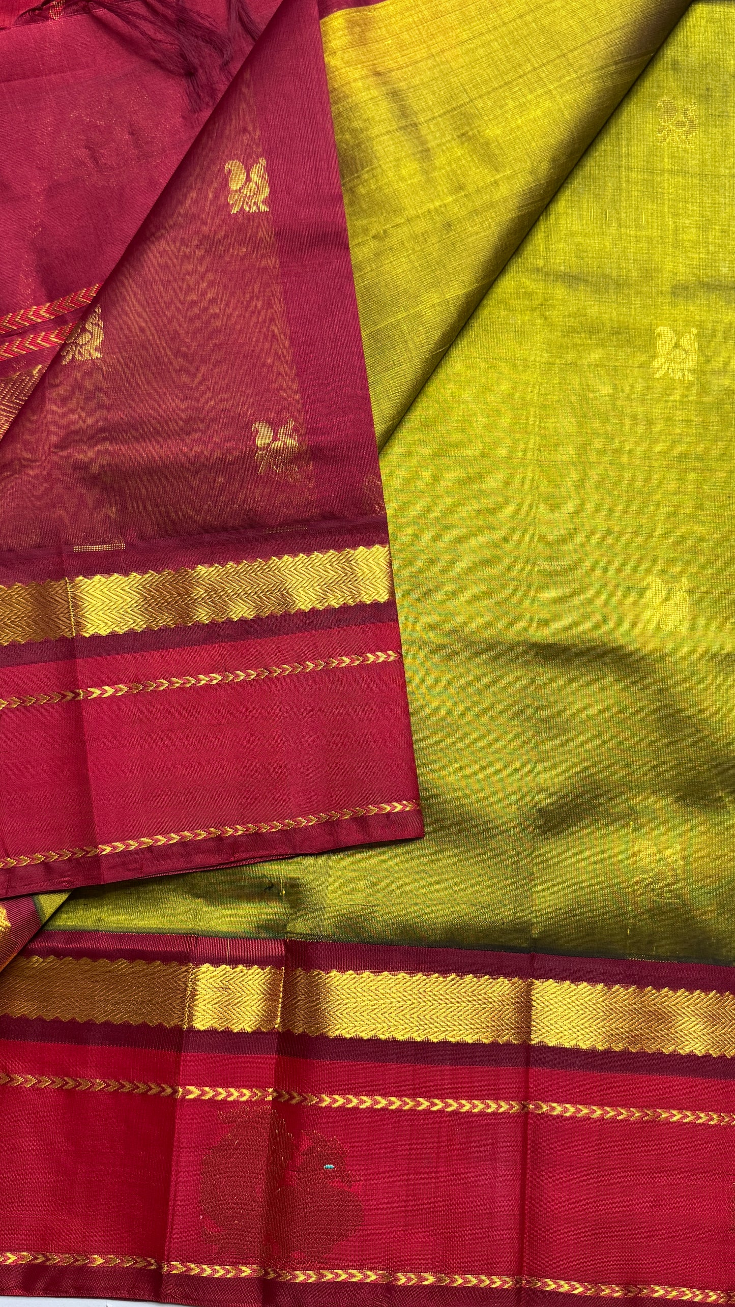 Buttas Pure Silk Cotton Saree