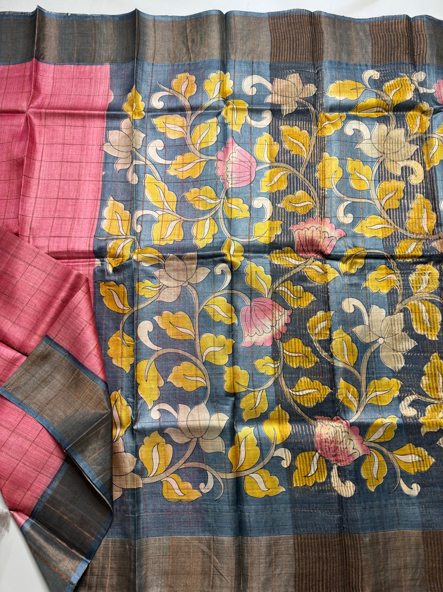 Handloom Pure Tussar Silk Saree