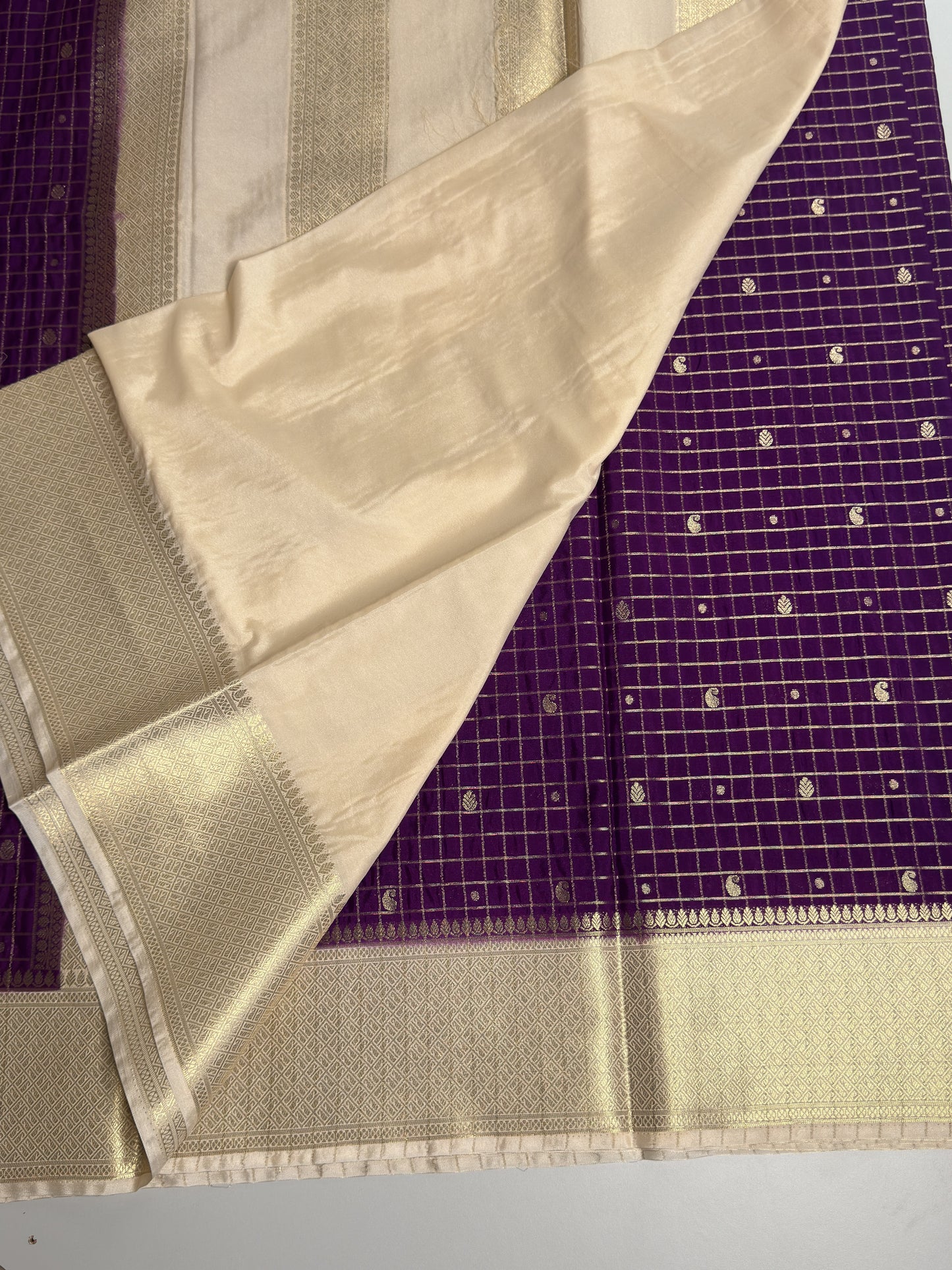 Semi Mysore Silk Saree