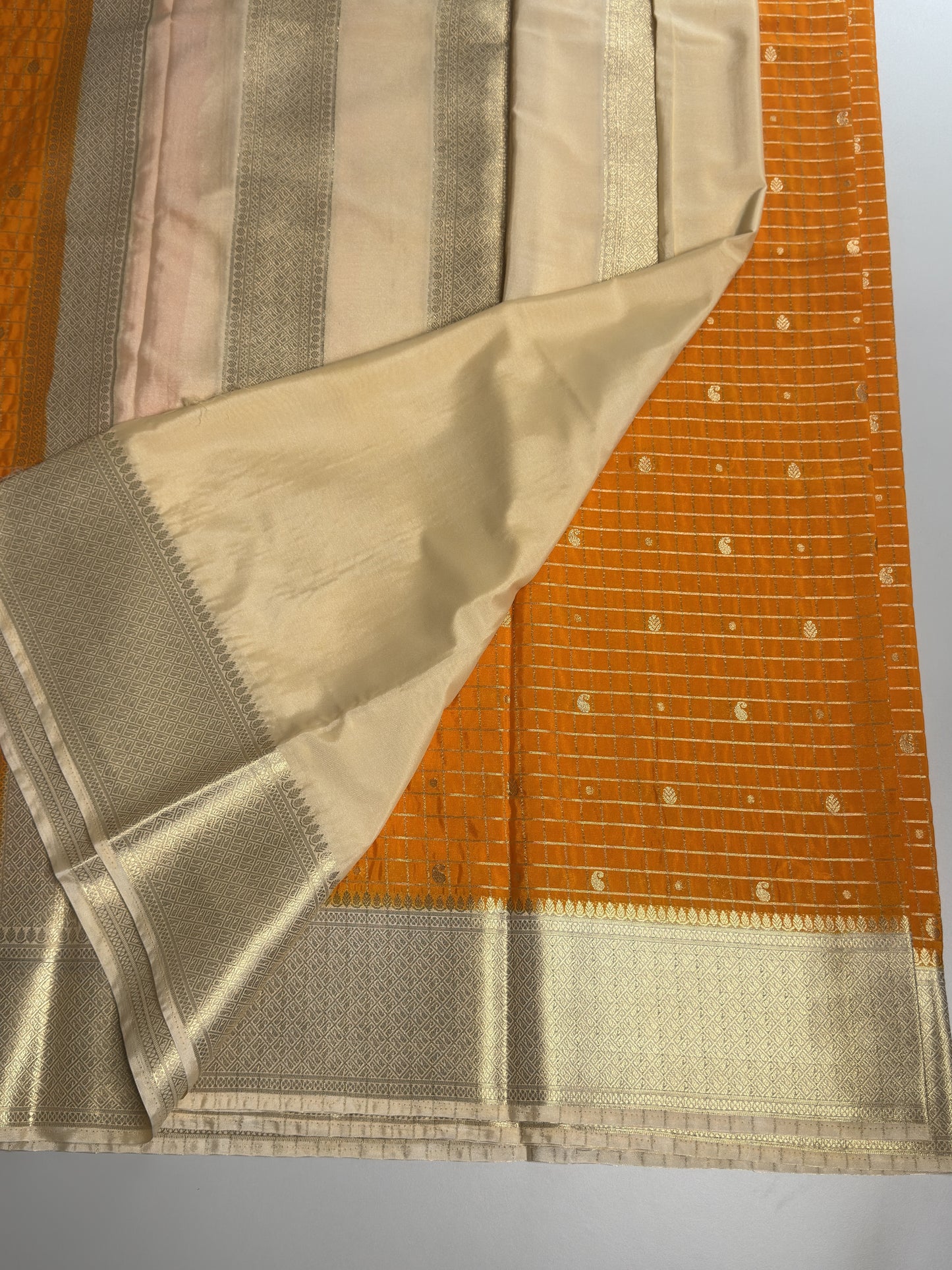 Semi Mysore Silk Saree