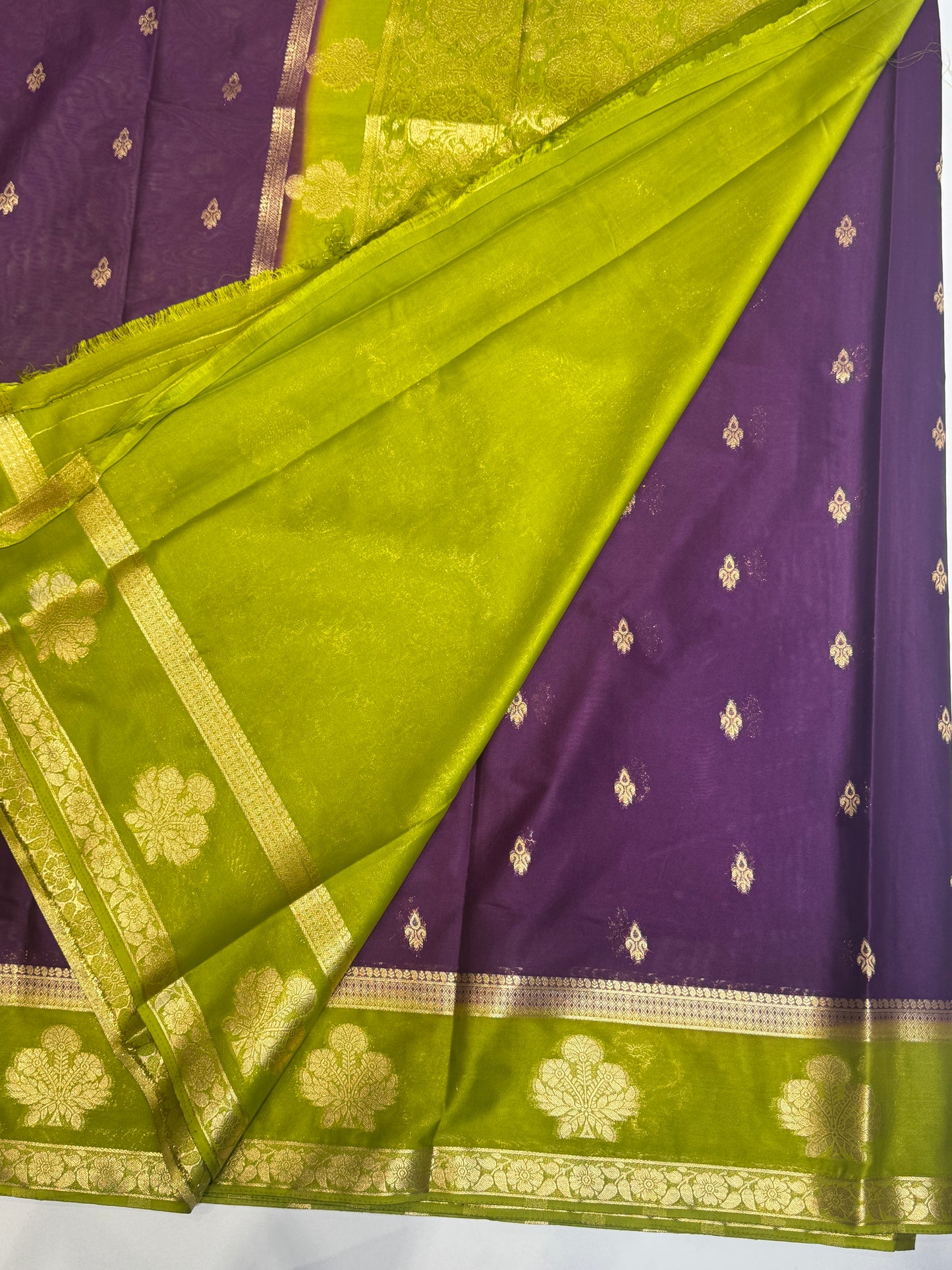 Semi Mysore Silk Saree