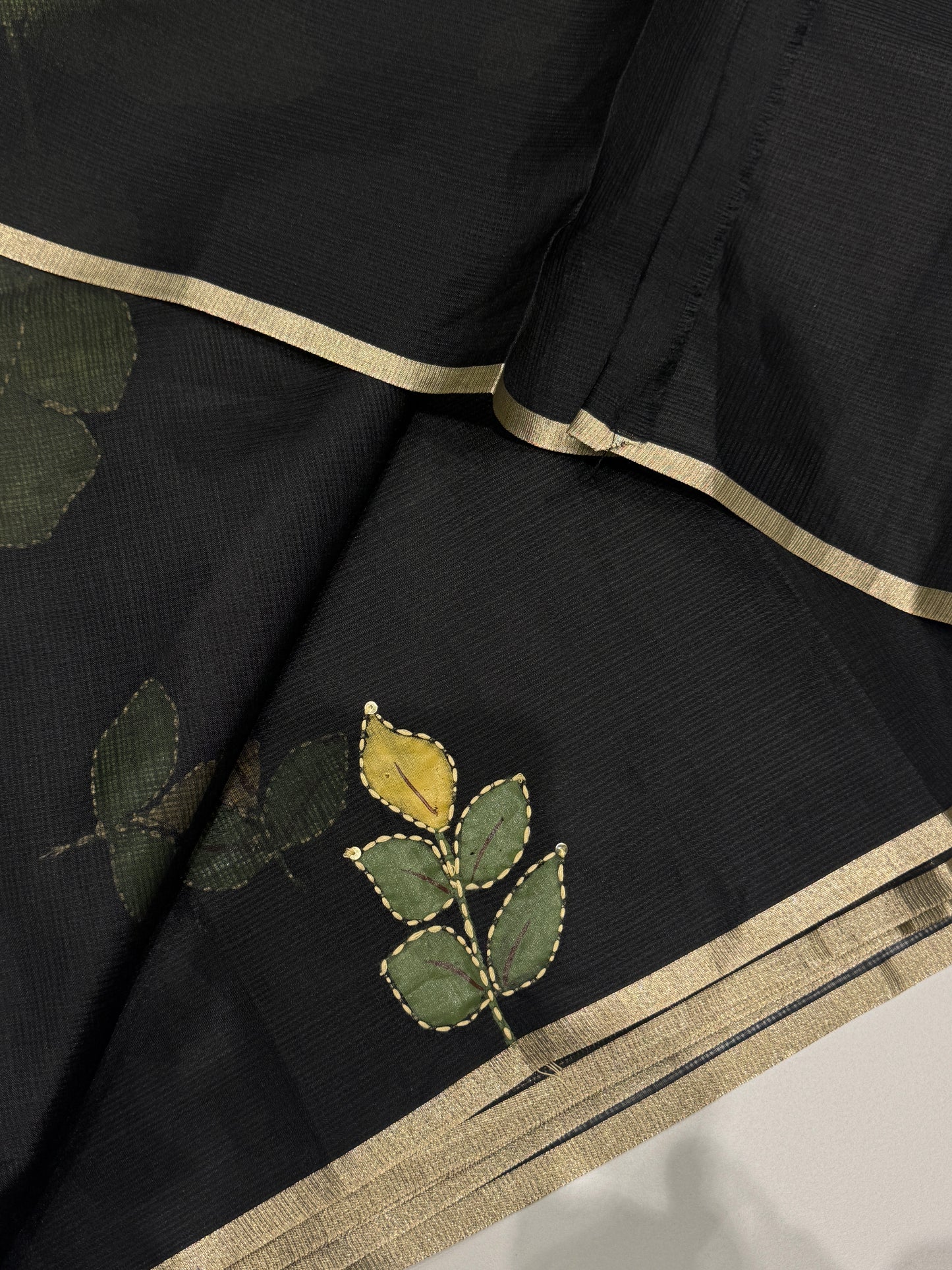 Hand Painted Kota Silk Saree