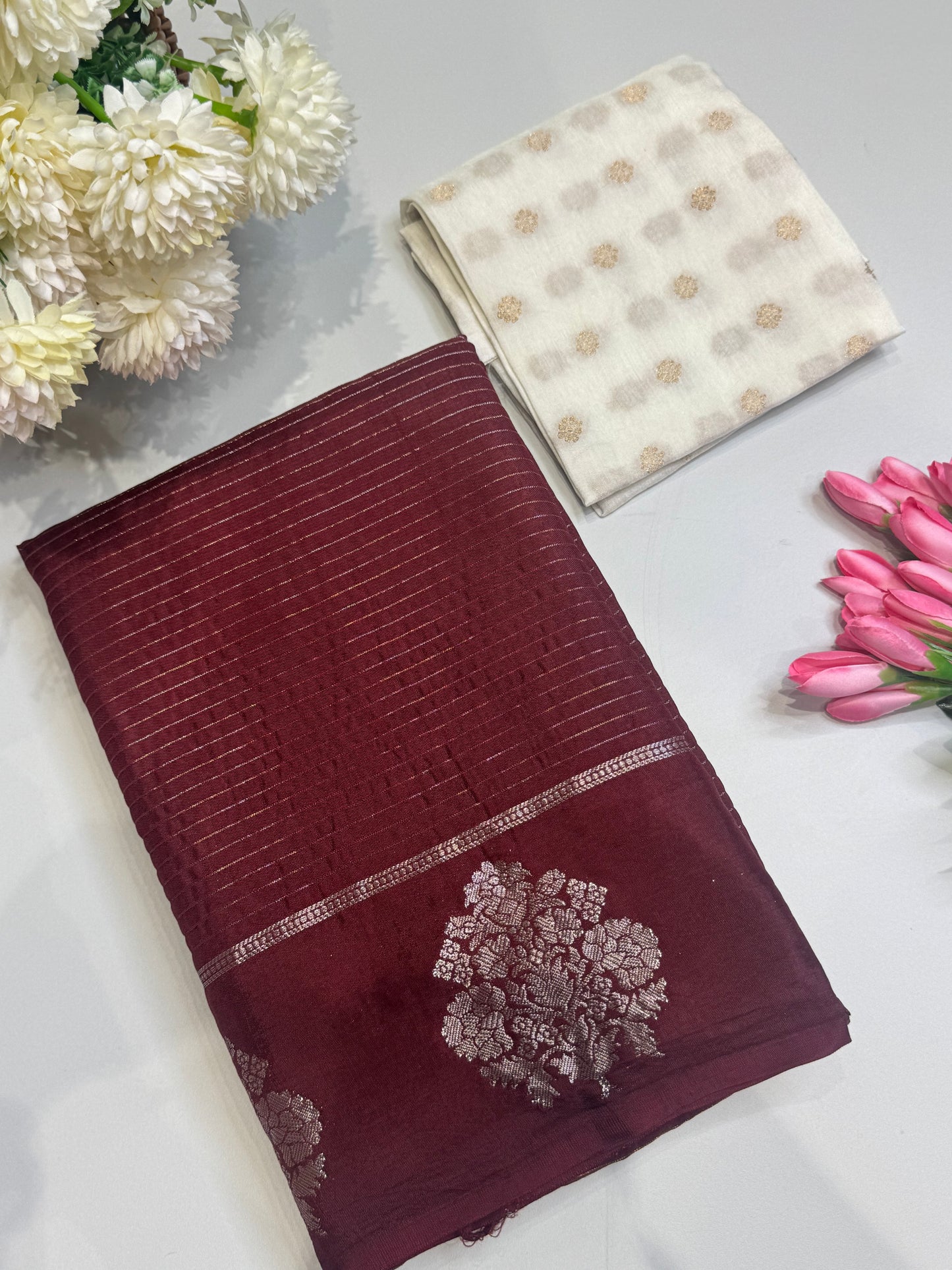 Viscose Georgette Saree
