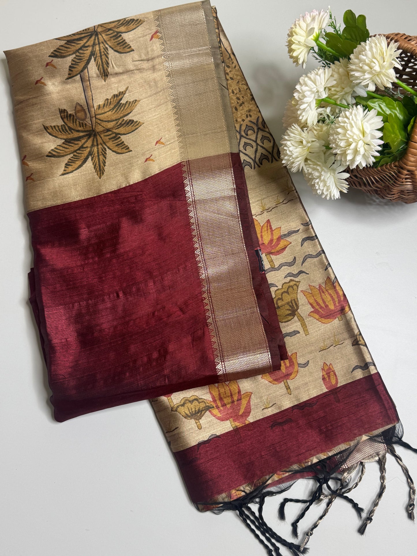 Semi Maheswari Silk Saree