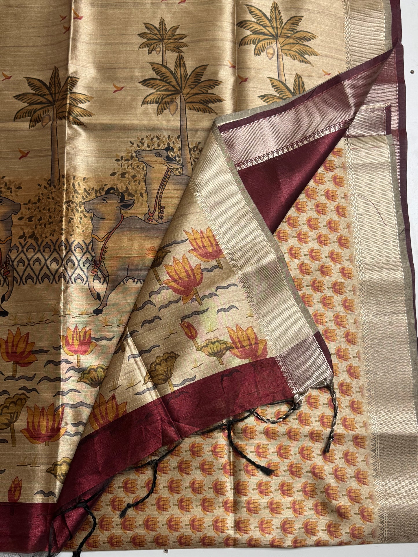 Semi Maheswari Silk Saree
