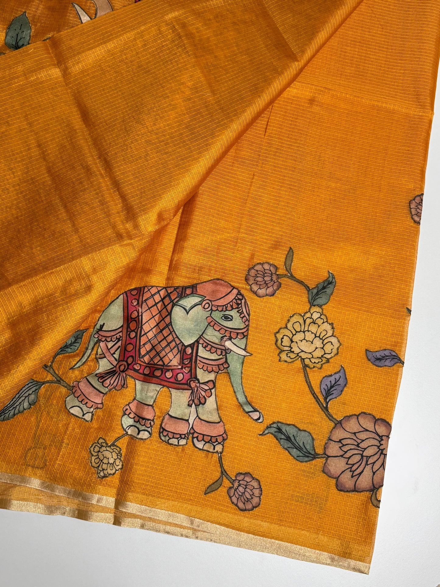 Applique Work Saree