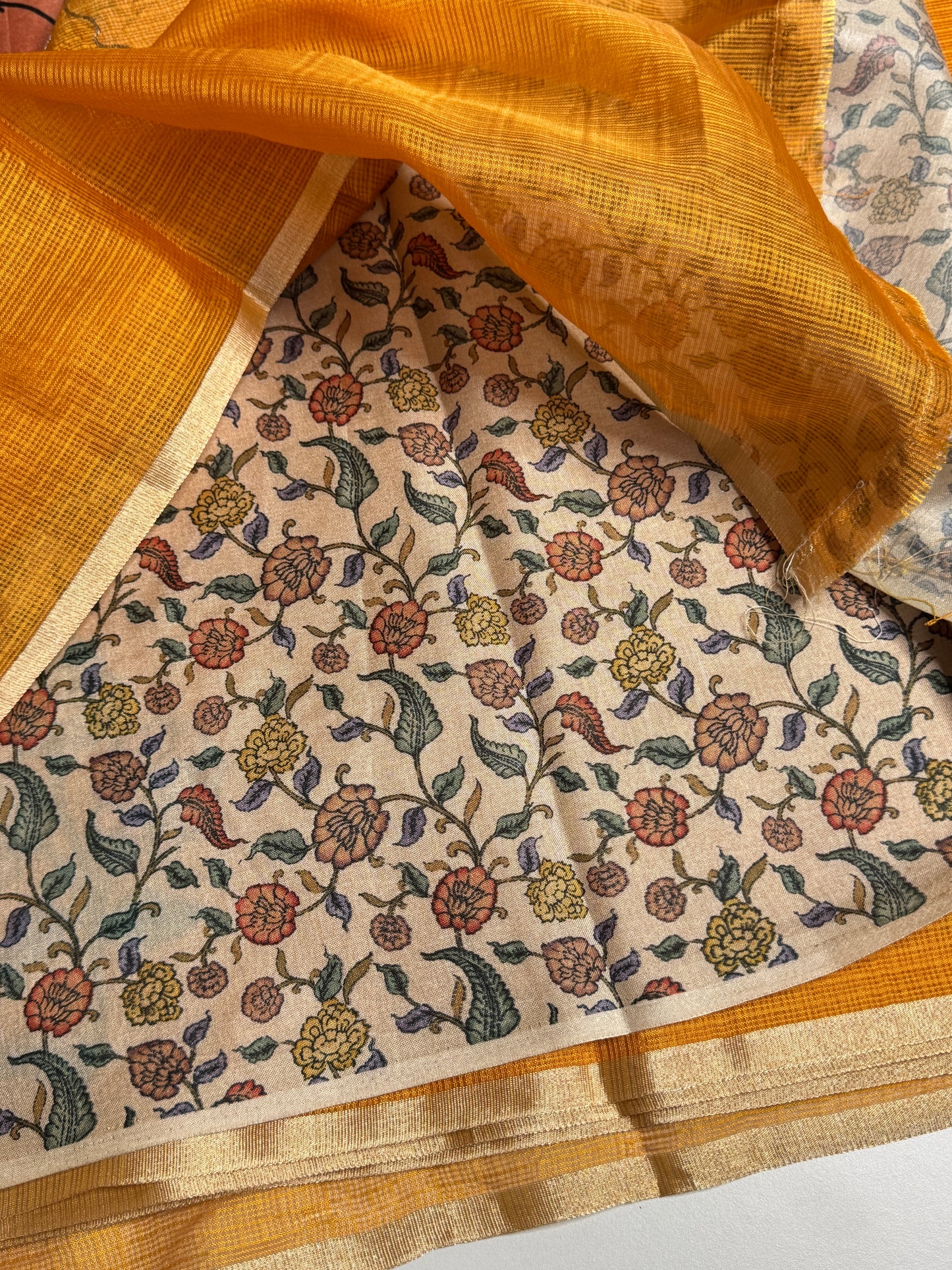 Applique Work Saree