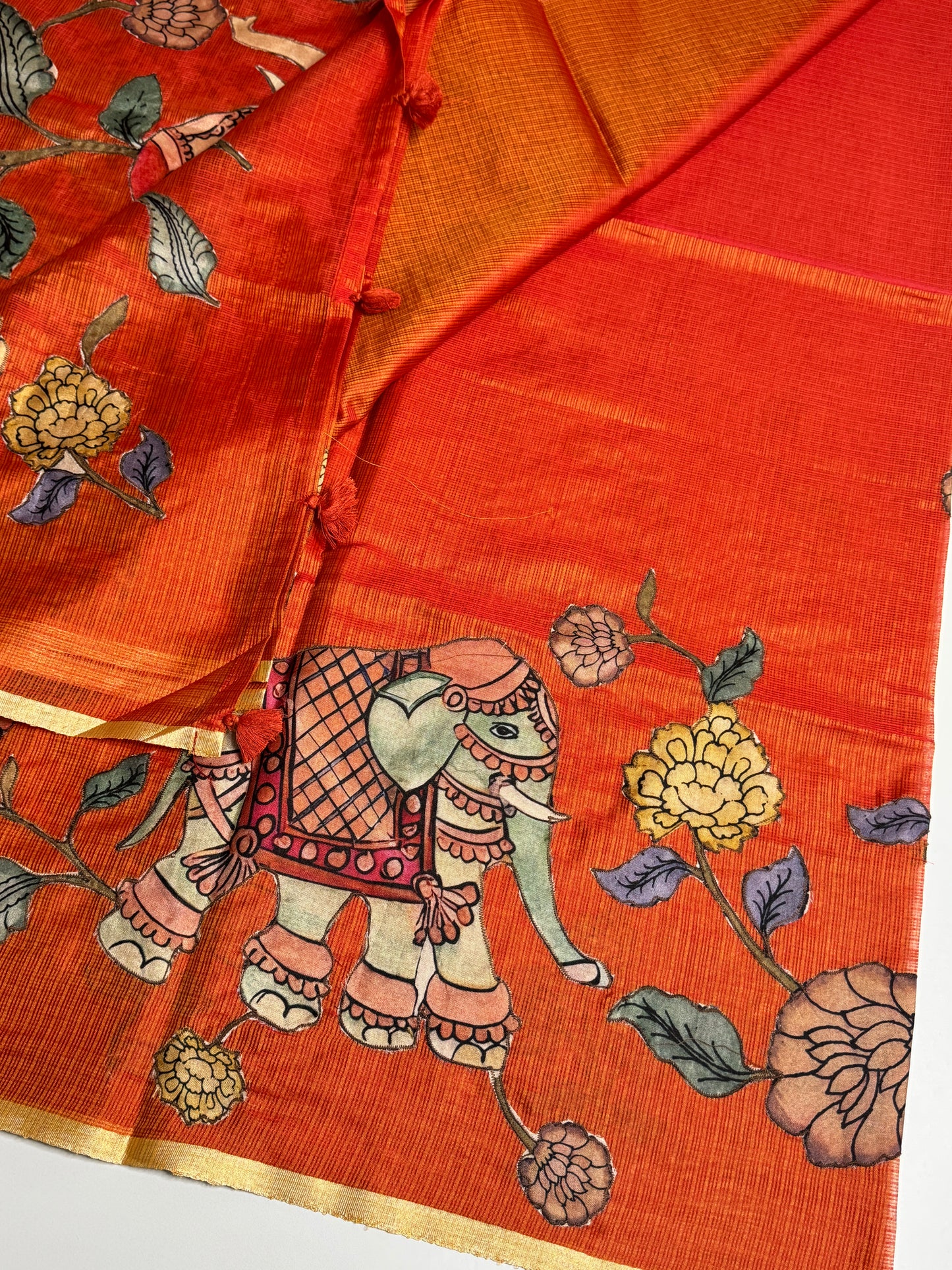 Applique Work Saree