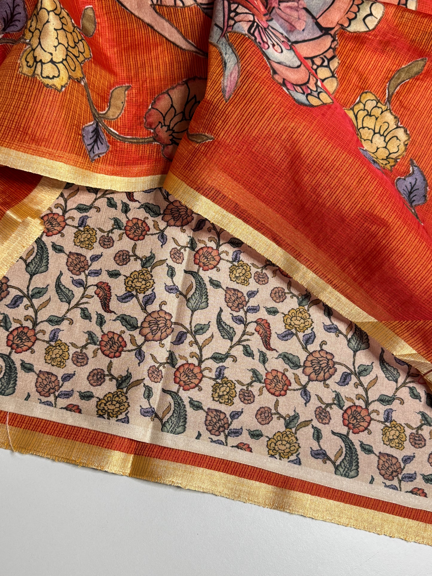 Applique Work Saree
