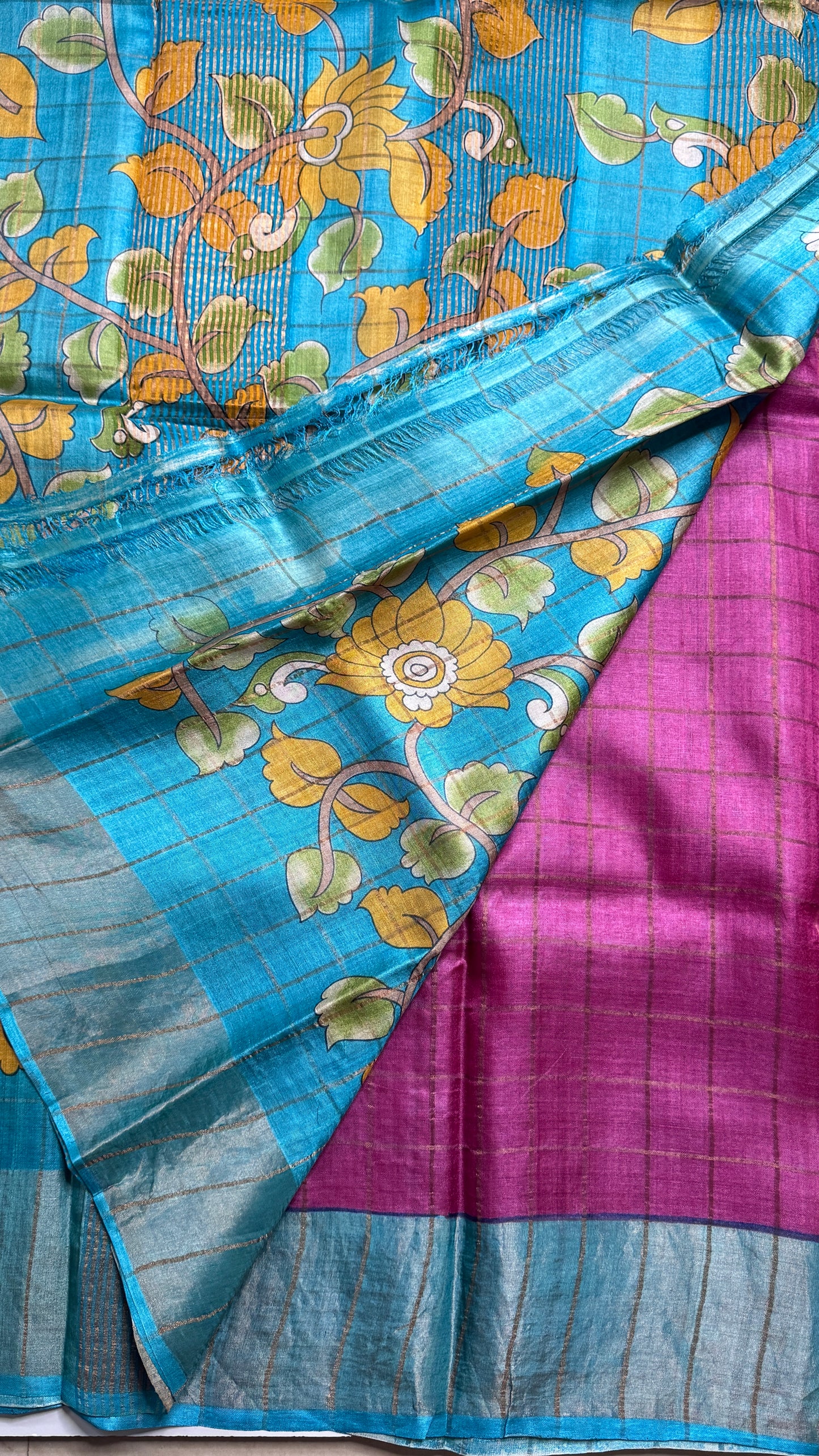 Handloom Pure Tussar Silk Saree