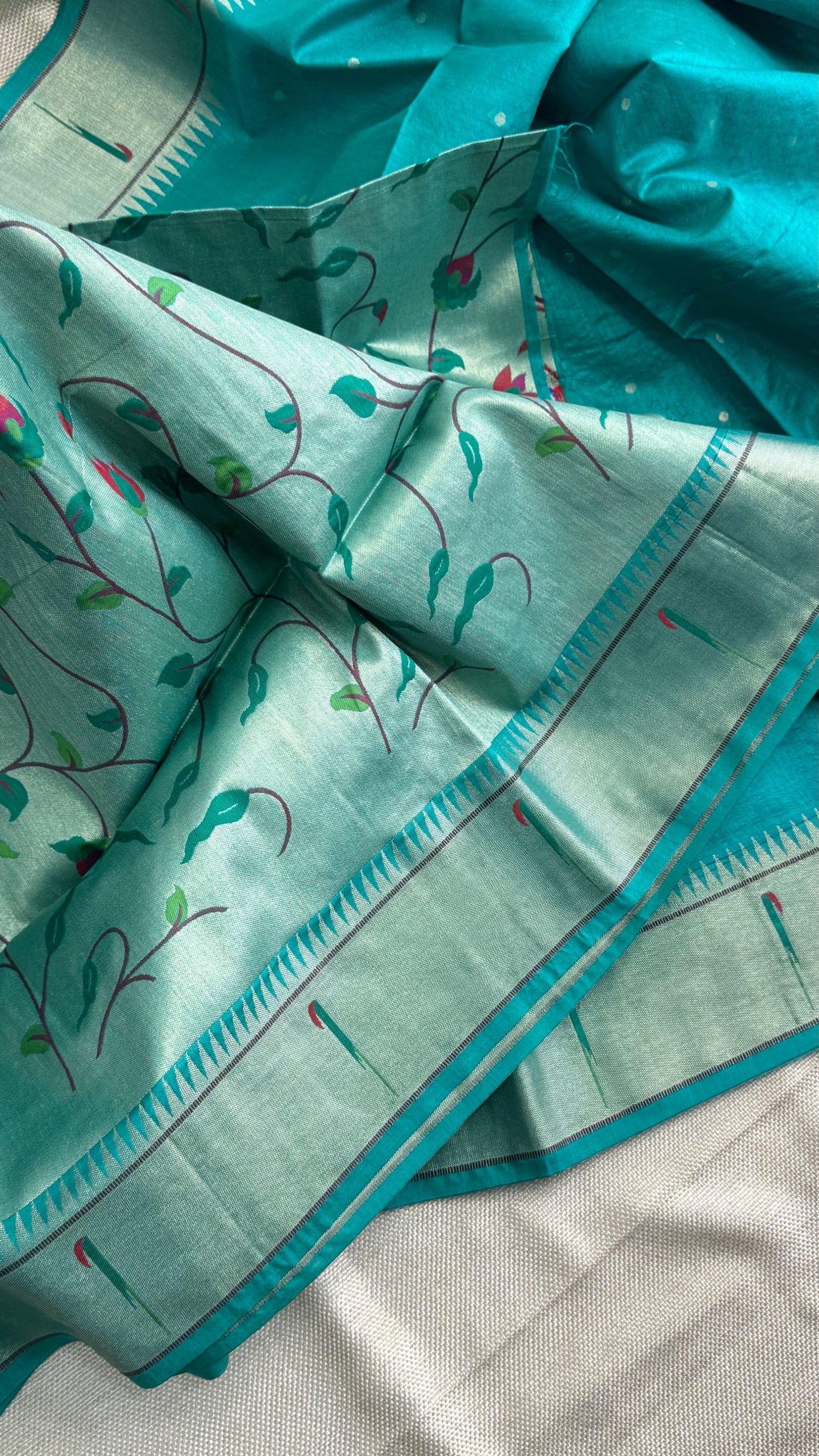 Semi Raw Silk Saree