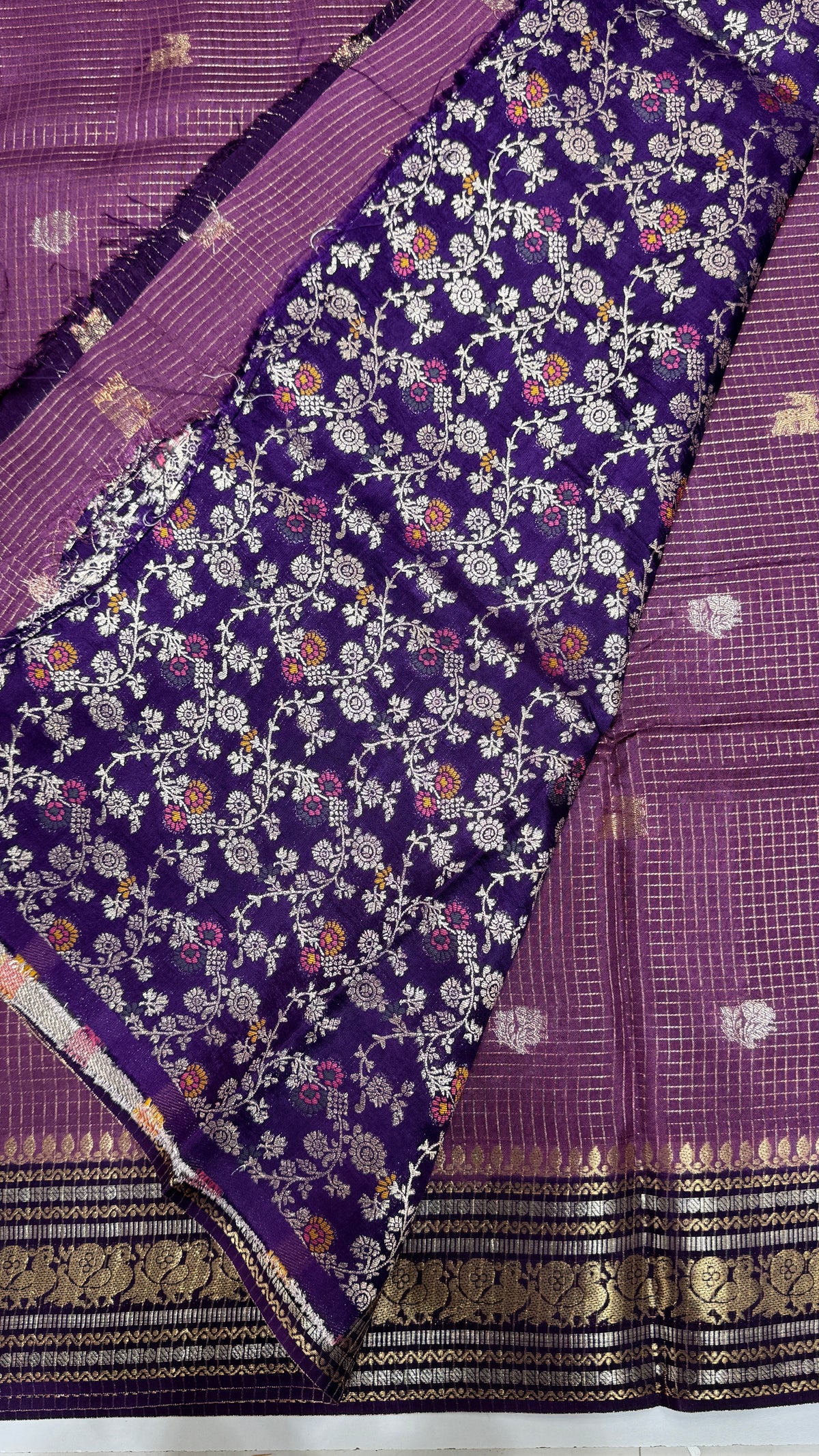 Semi Munga Crepe Saree