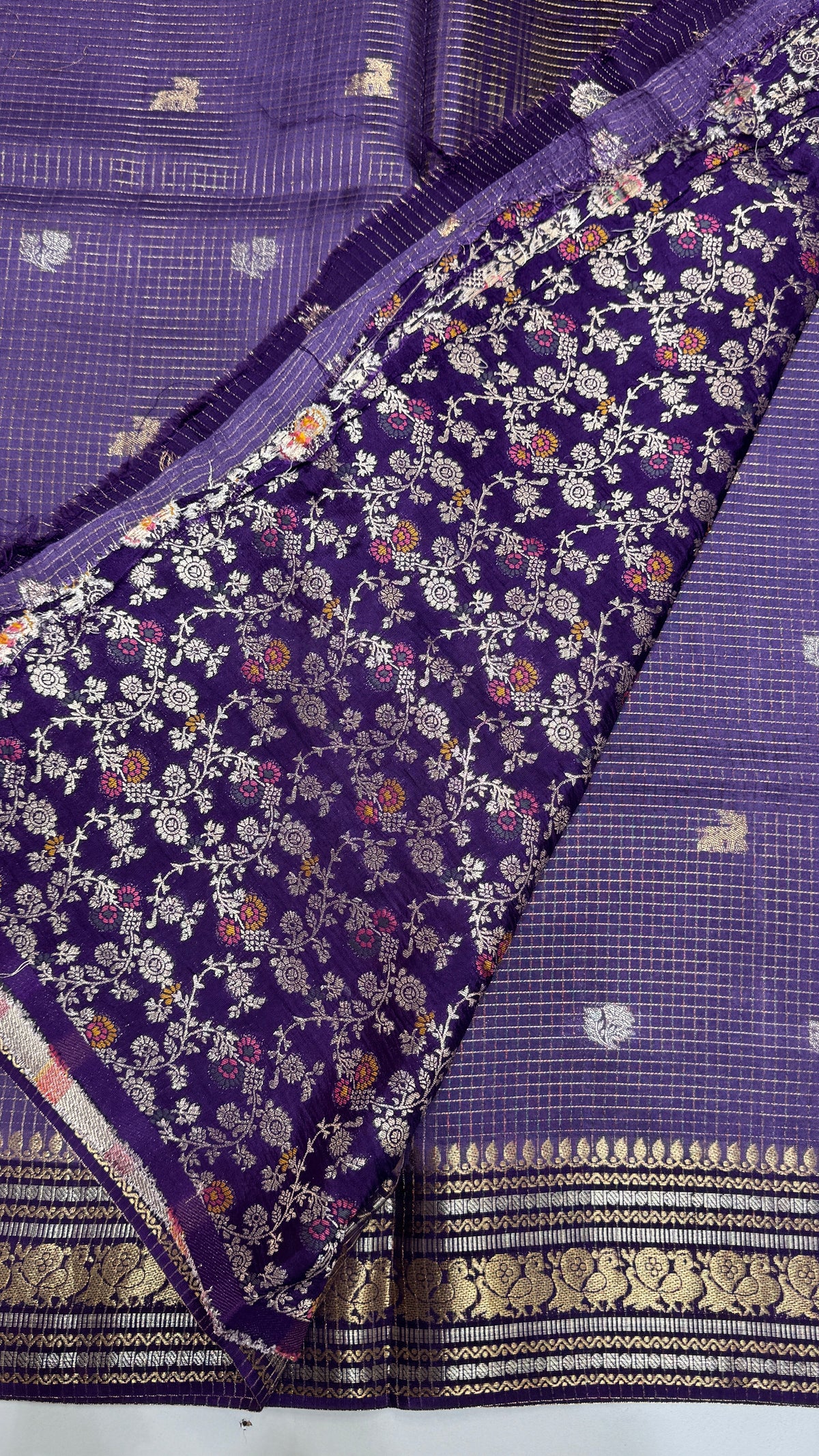 Semi Munga Crepe Saree
