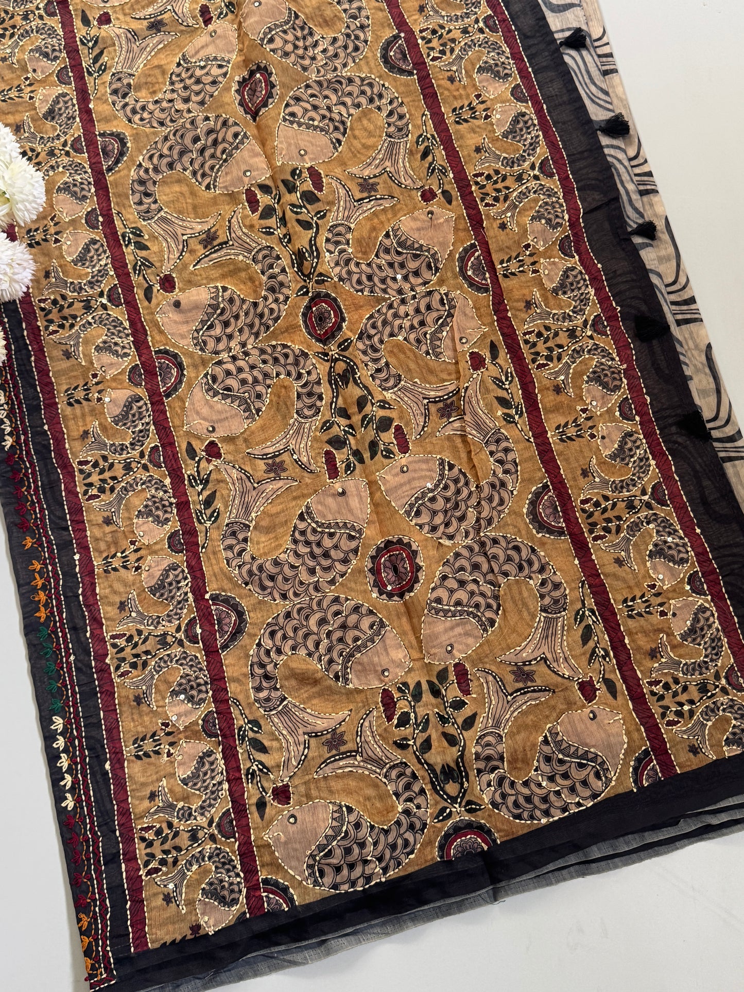 Semi Chanderi Silk Saree