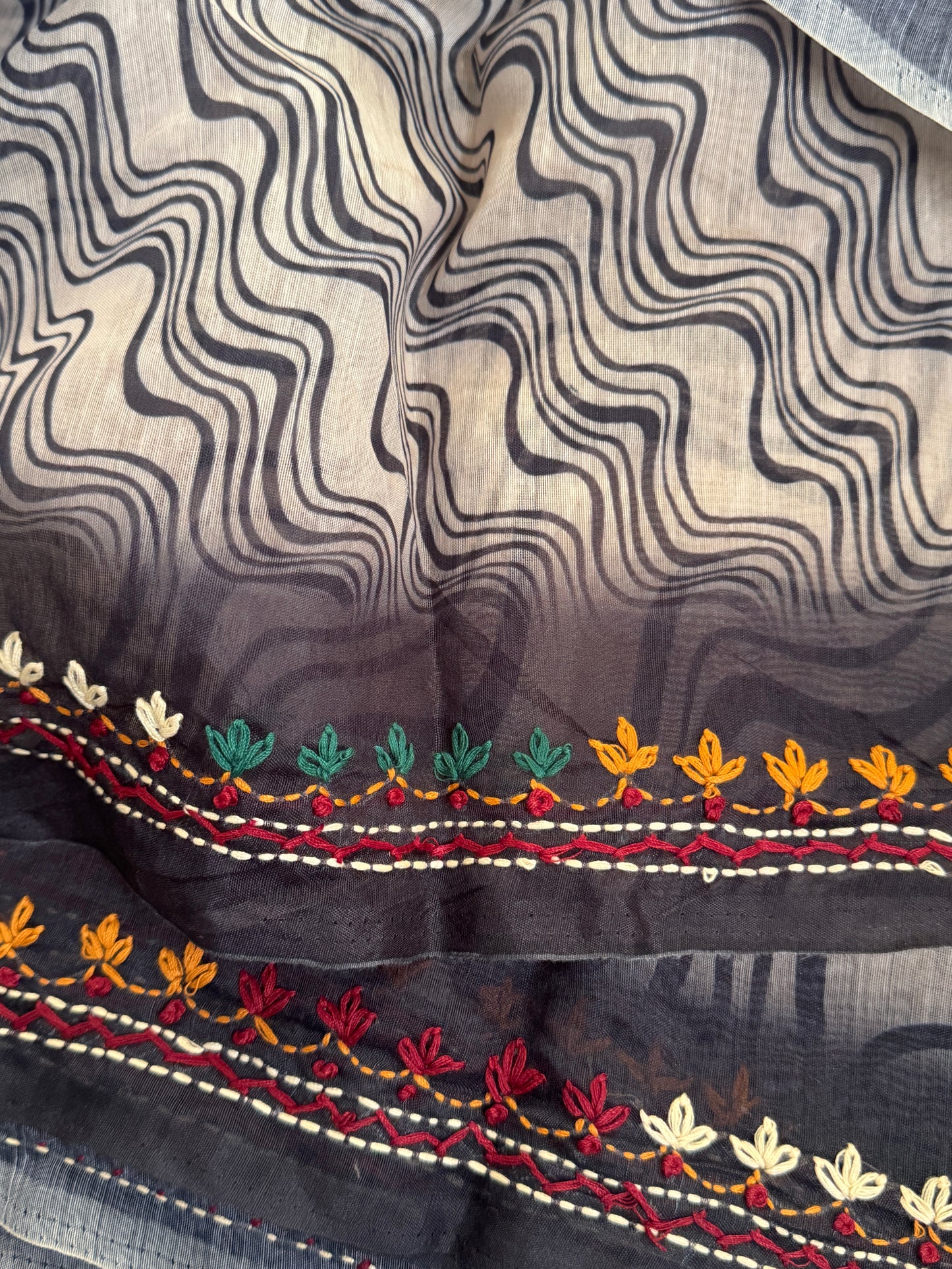 Semi Chanderi Silk Saree