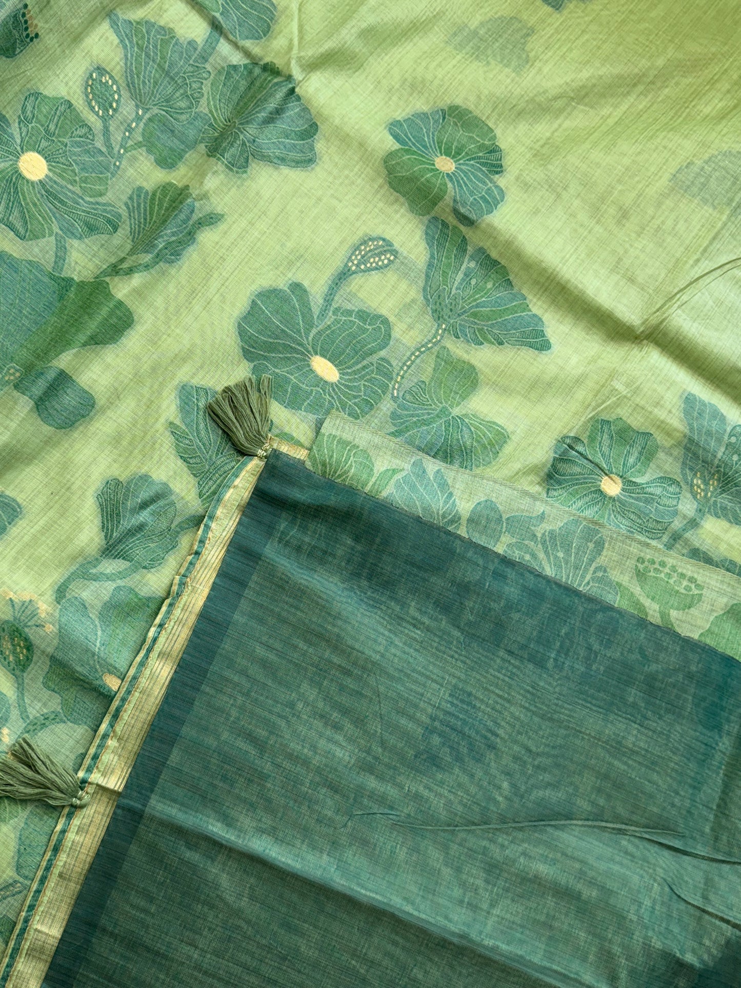 Muga Cotton Silk Saree