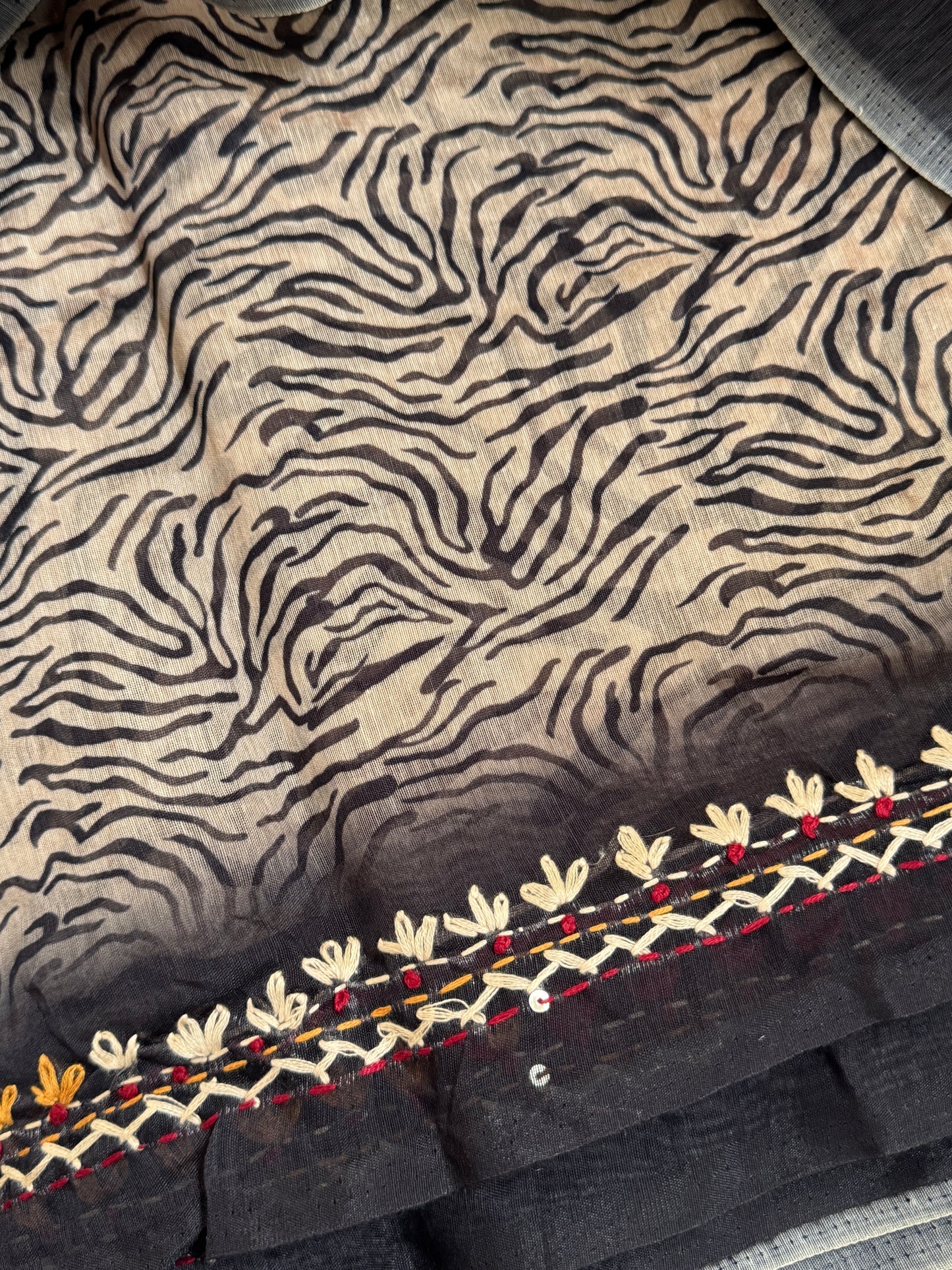 Semi Chanderi Silk Saree