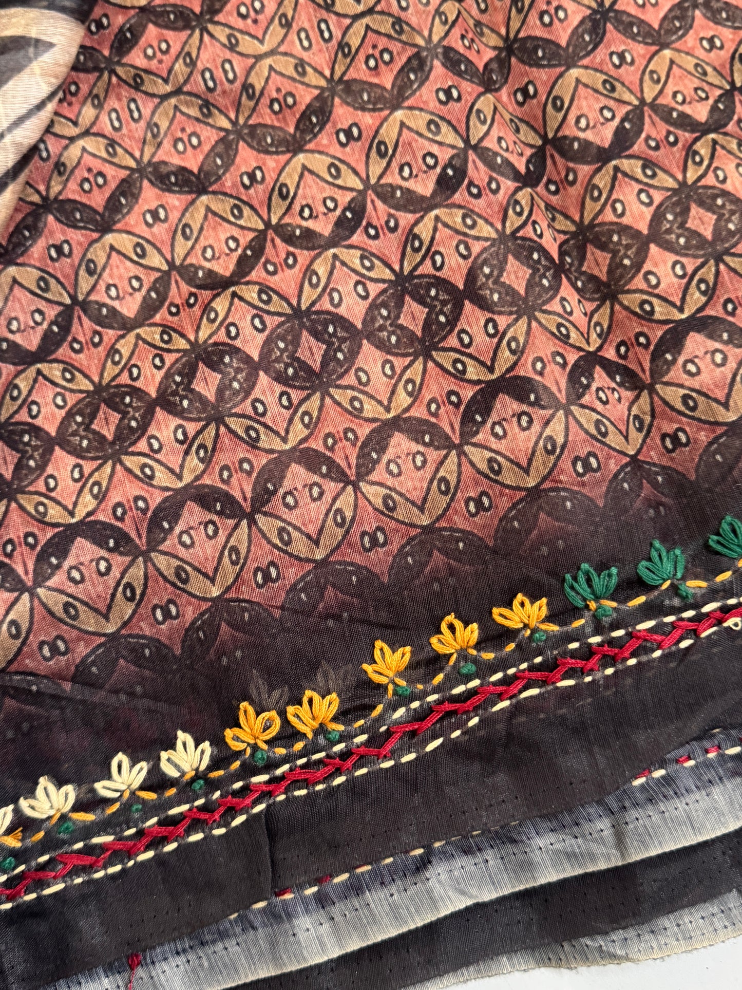 Semi Chanderi Silk Saree