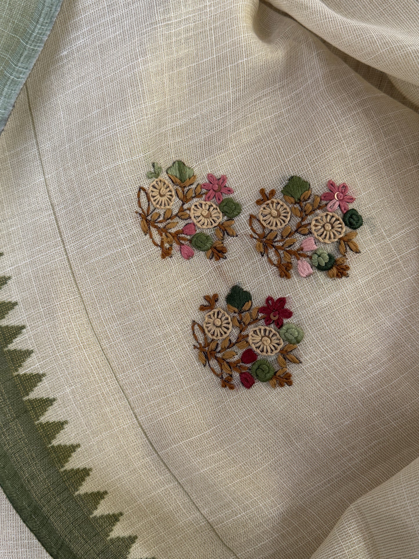 Tissue Linen Saree