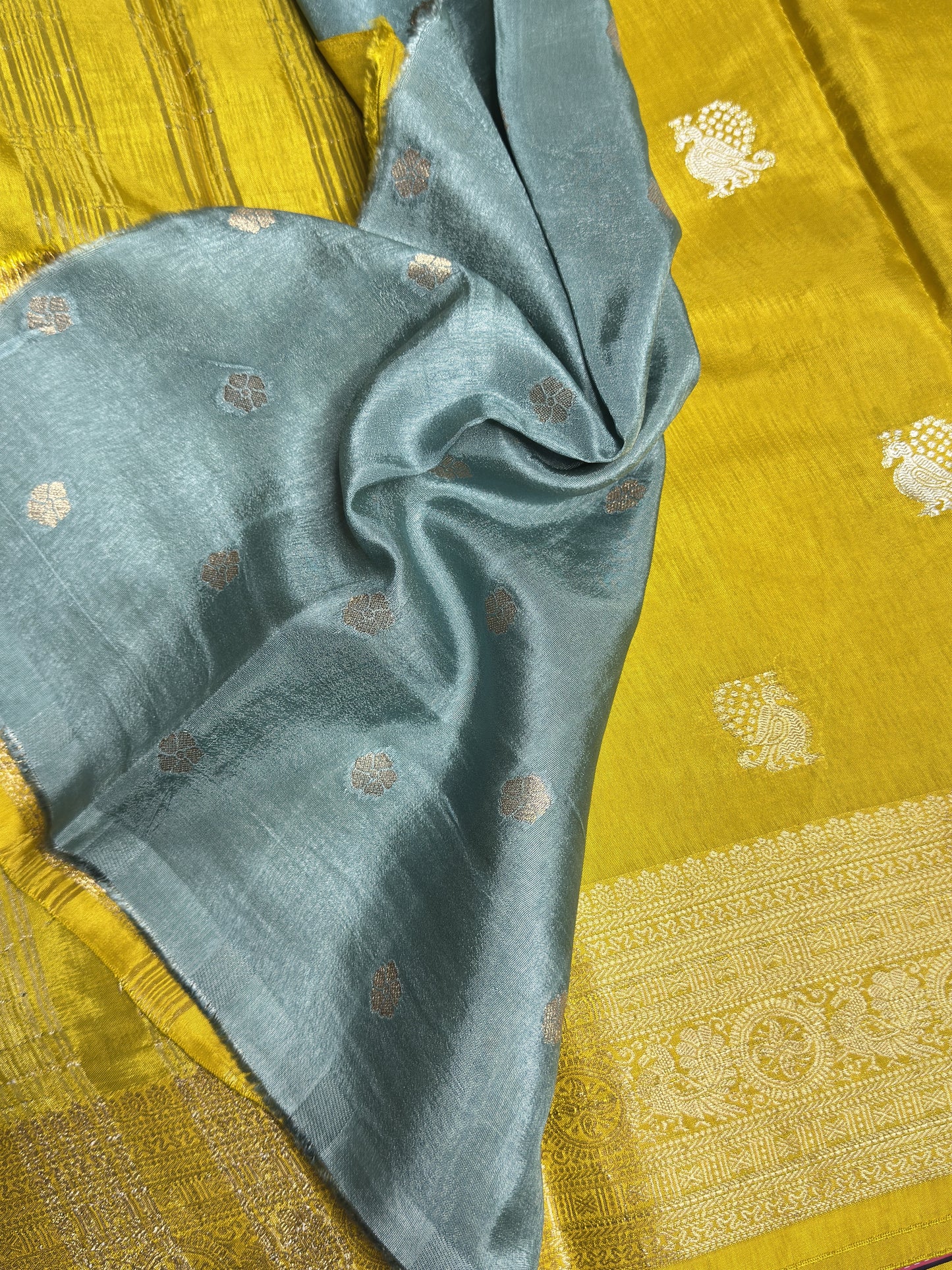 Semi Munga Crepe Saree
