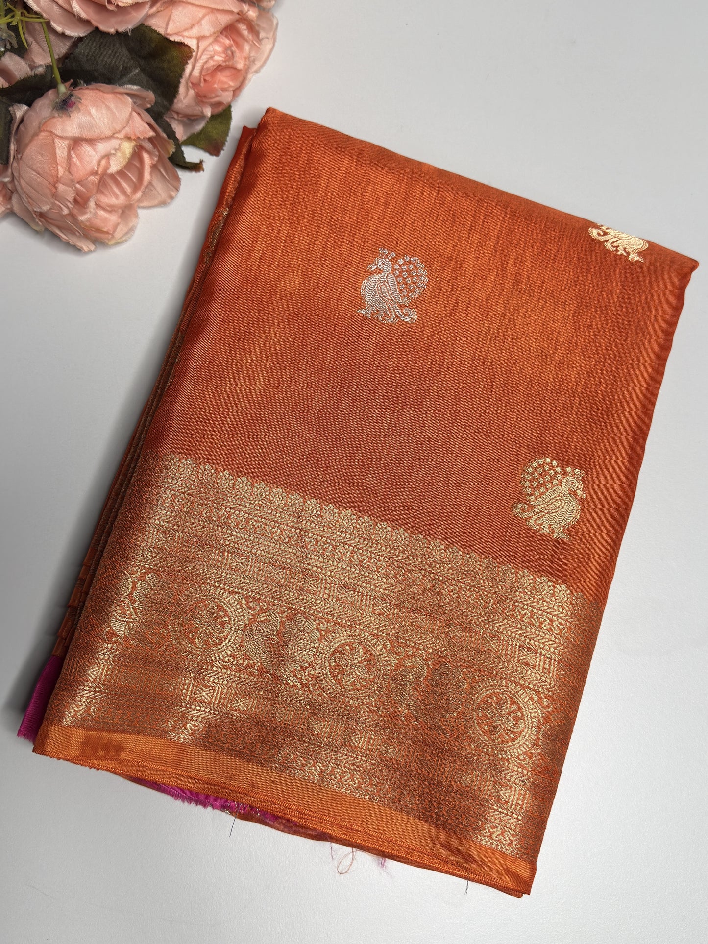 Semi Munga Crepe Saree