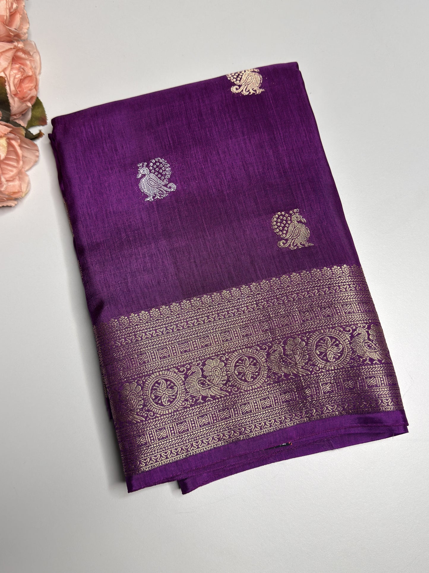 Semi Munga Crepe Saree