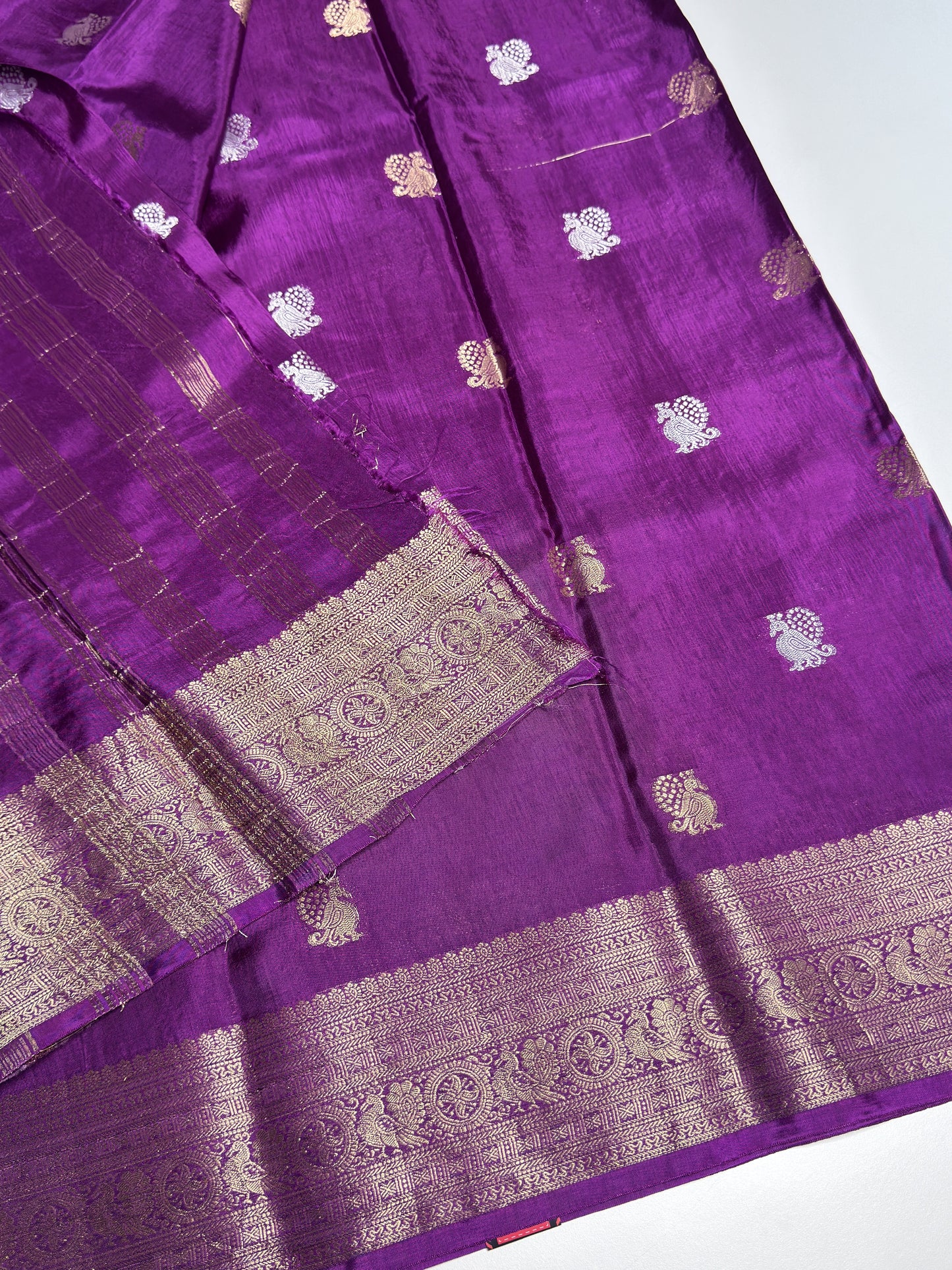 Semi Munga Crepe Saree