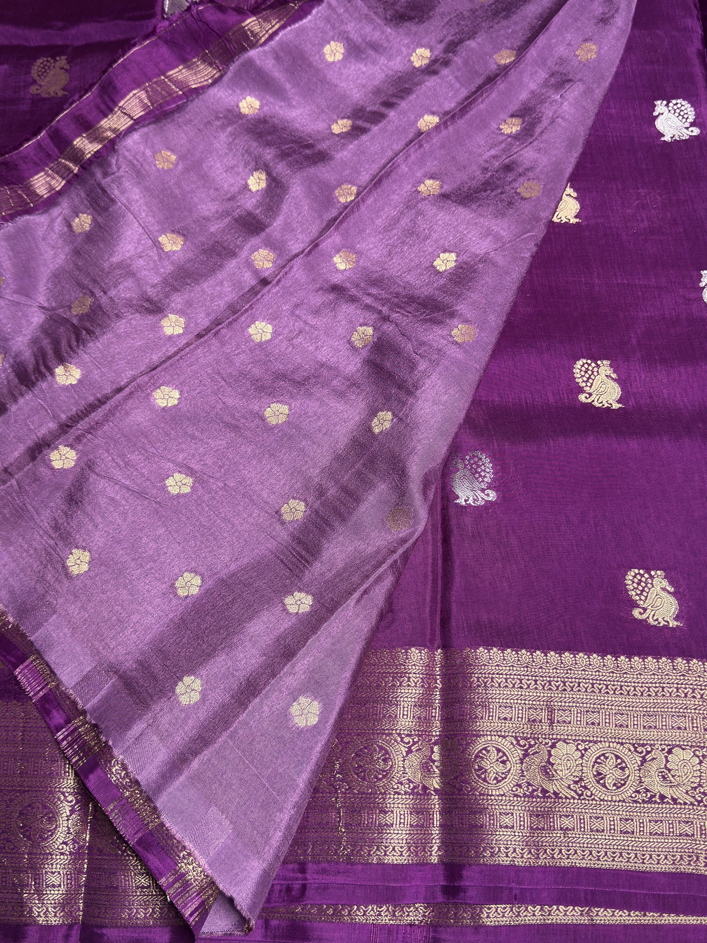 Semi Munga Crepe Saree