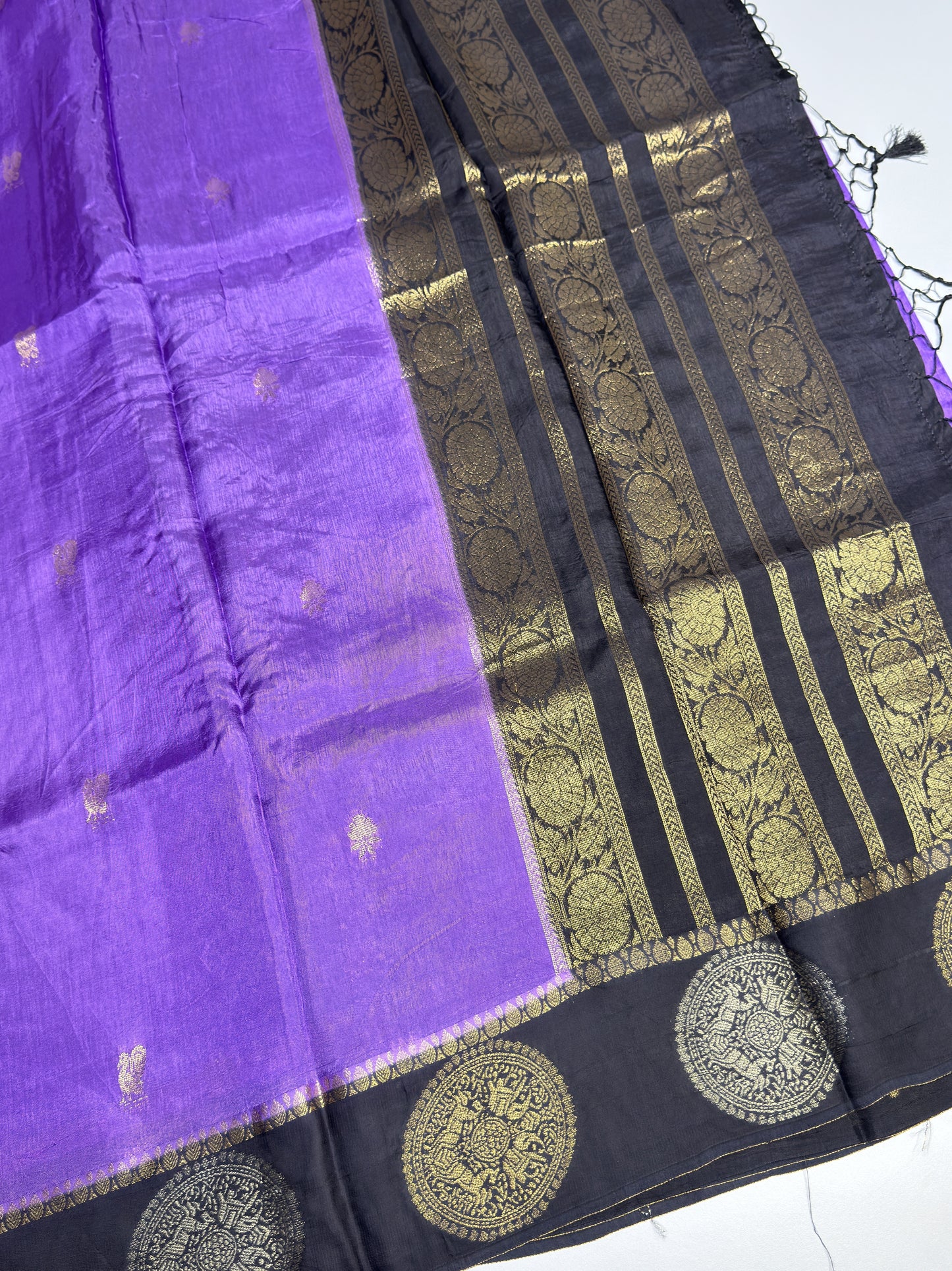 Semi Munga Crepe Saree