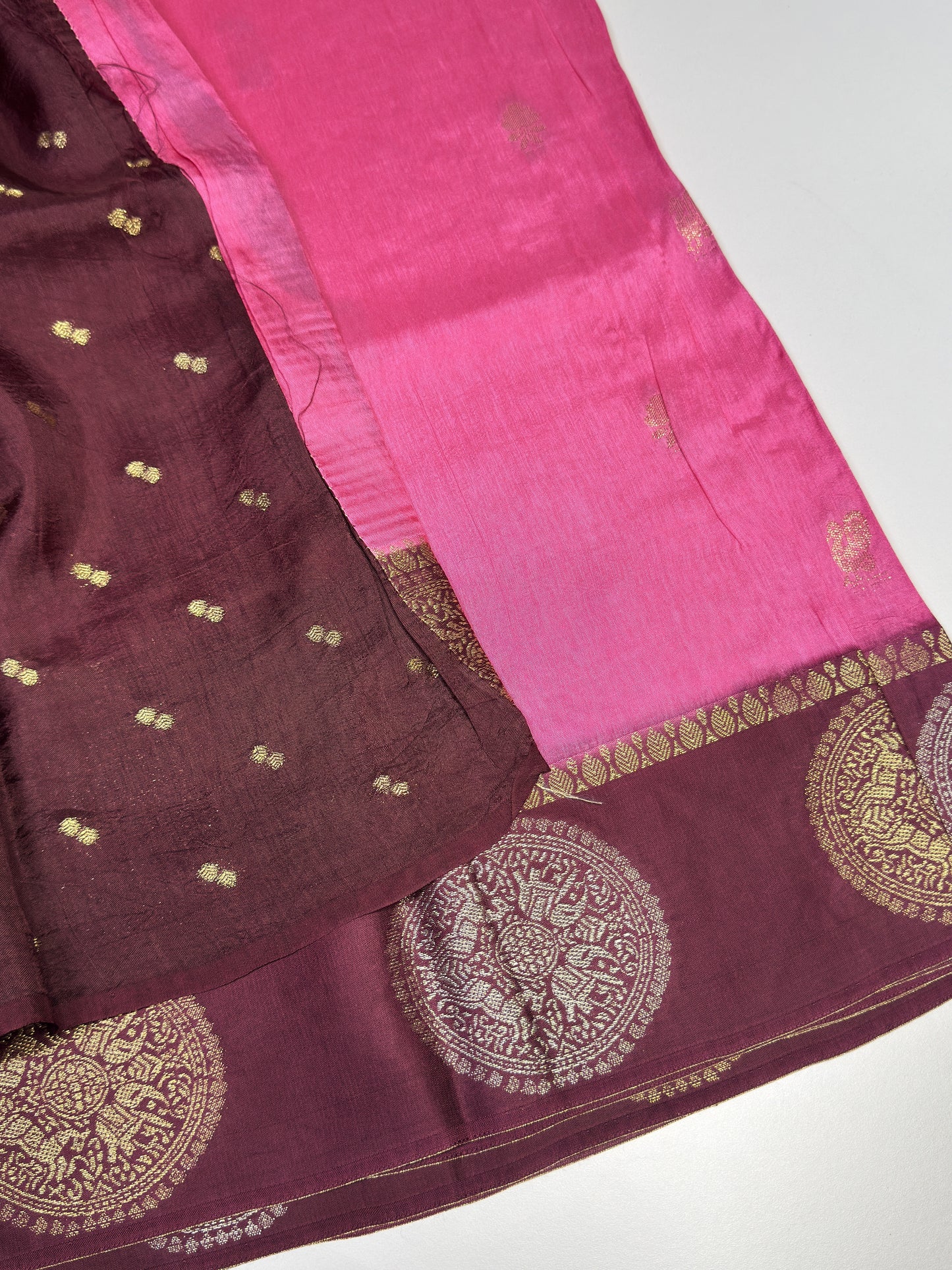 Semi Munga Crepe Saree