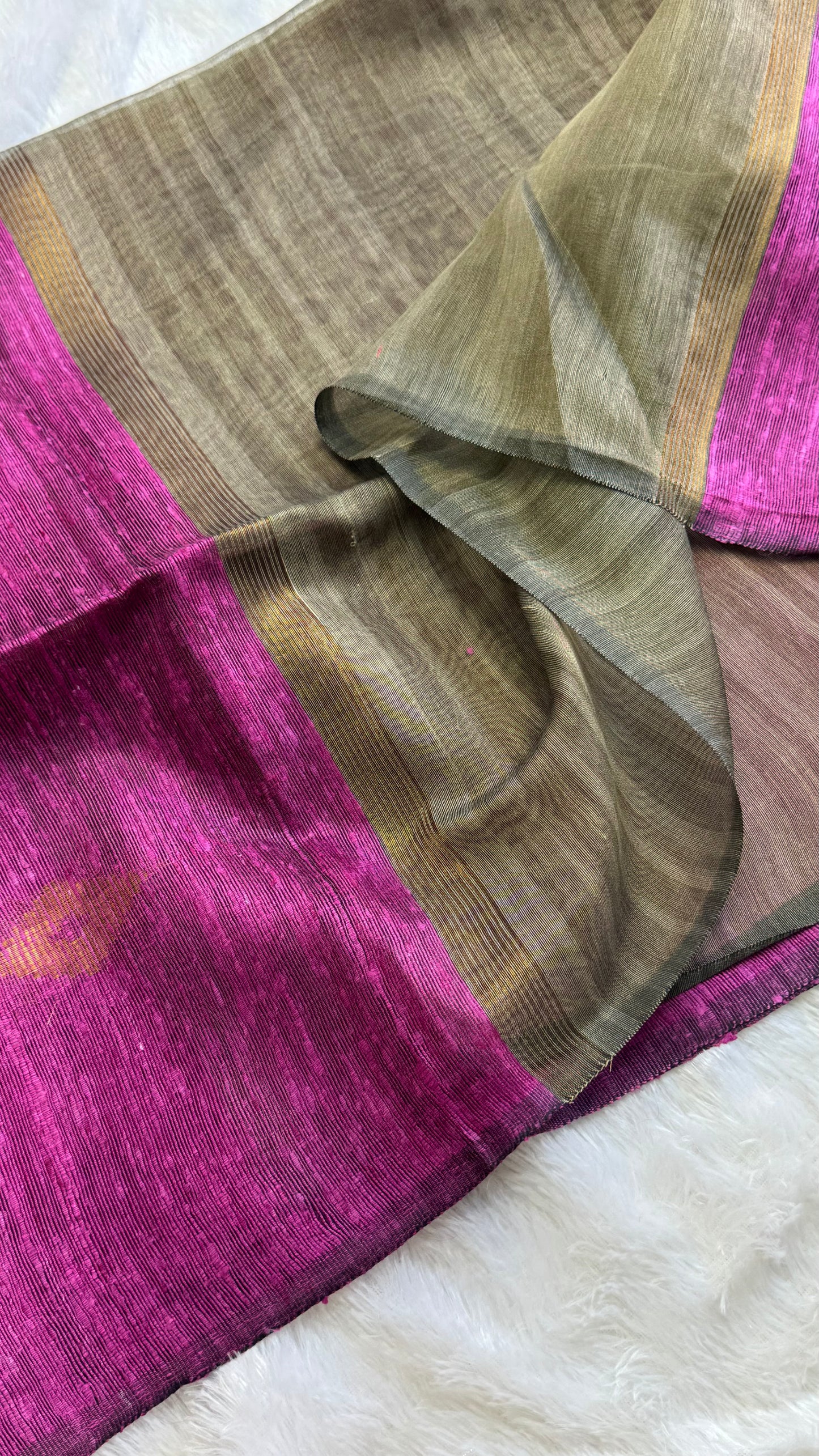 Semi Jute silk saree