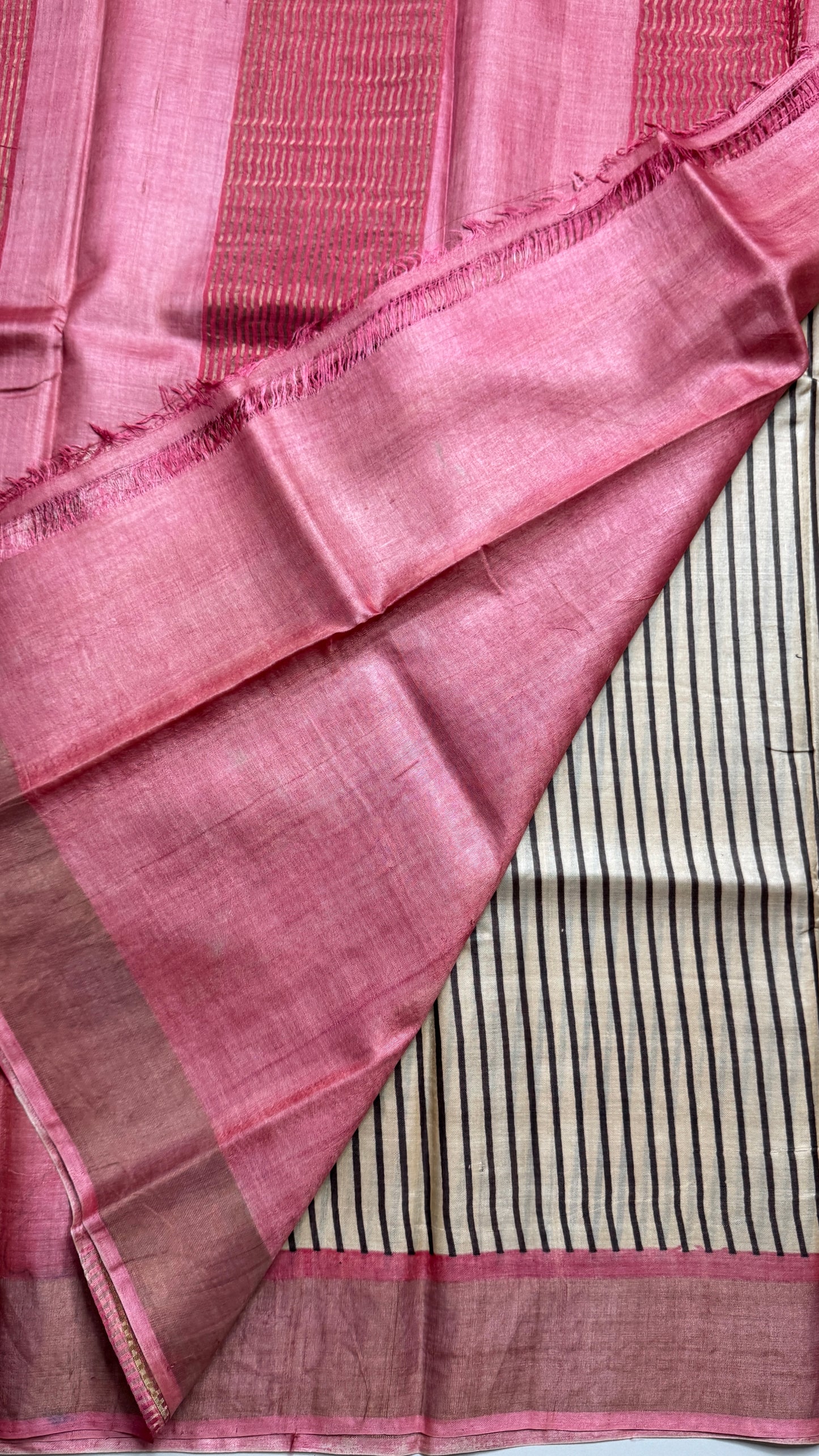 Handloom Pure Tussar Silk Saree